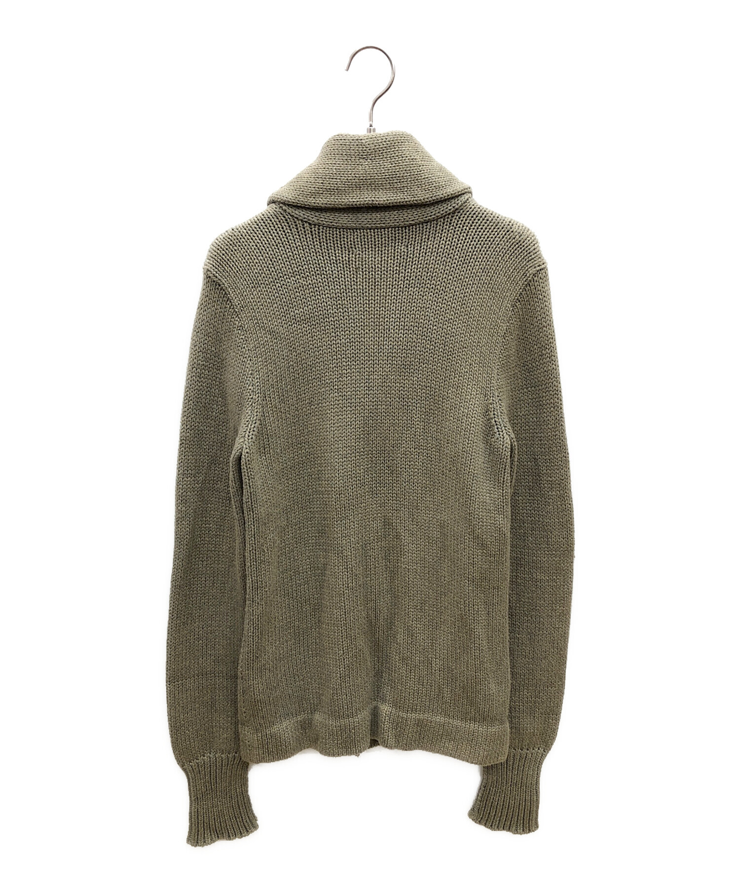 中古・古着通販】RRL (ダブルアールエル) ニットカーディガン カーキ 