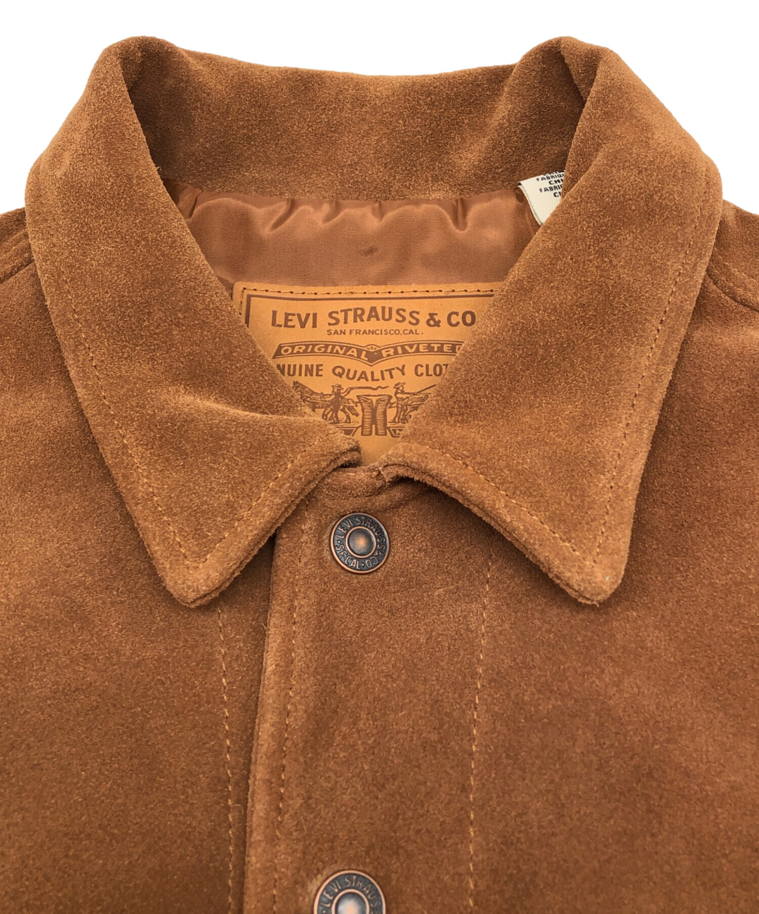 ジャーナルスタンダード別注　スエードトラッカー　超希少　Sサイズ LEVI'S(R) / リーバイス(R) 別注 TYPE III スエード トラッカー