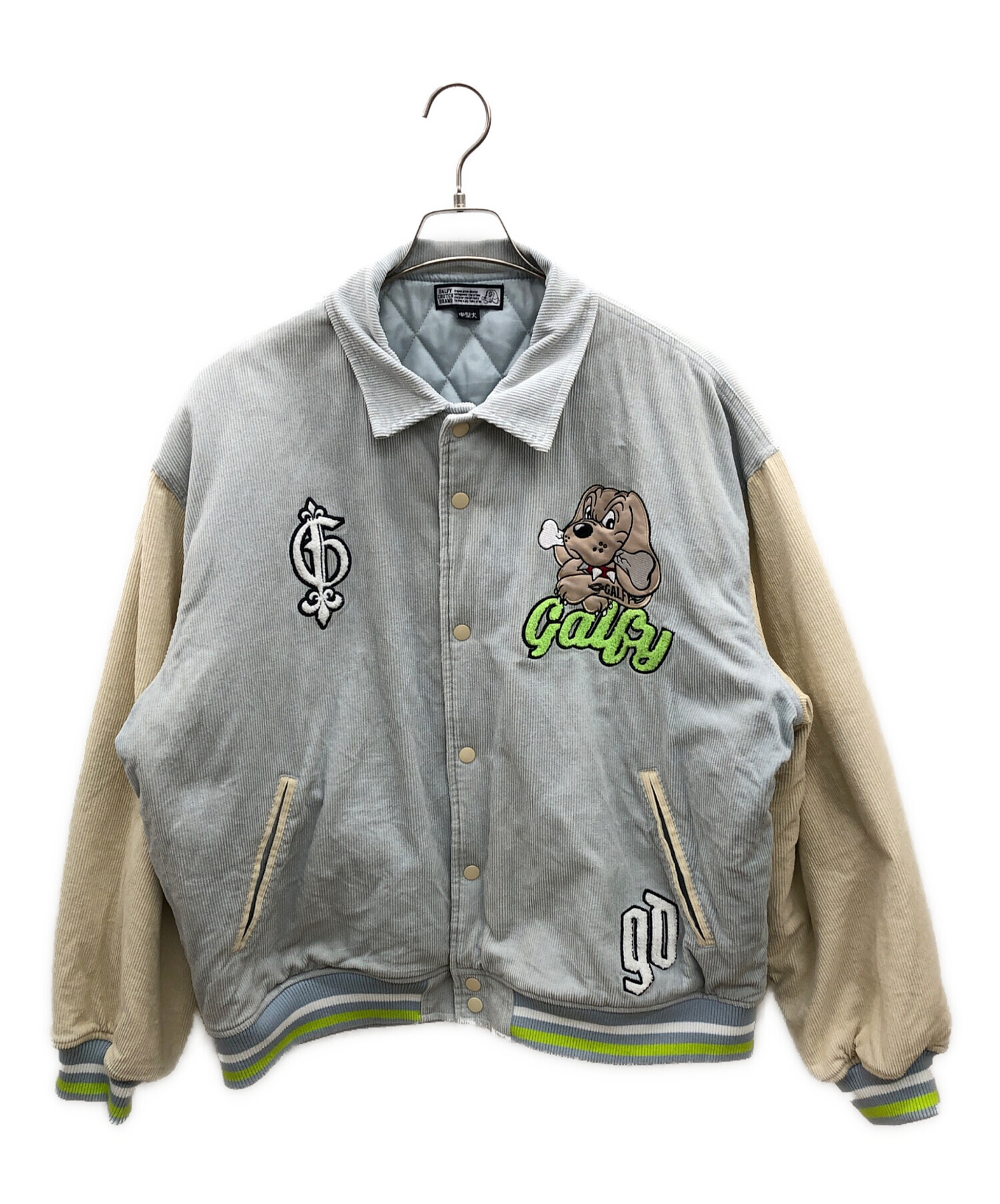 中古・古着通販】GALFY (ガルフィー) コーデュロイスタジャン スカイ