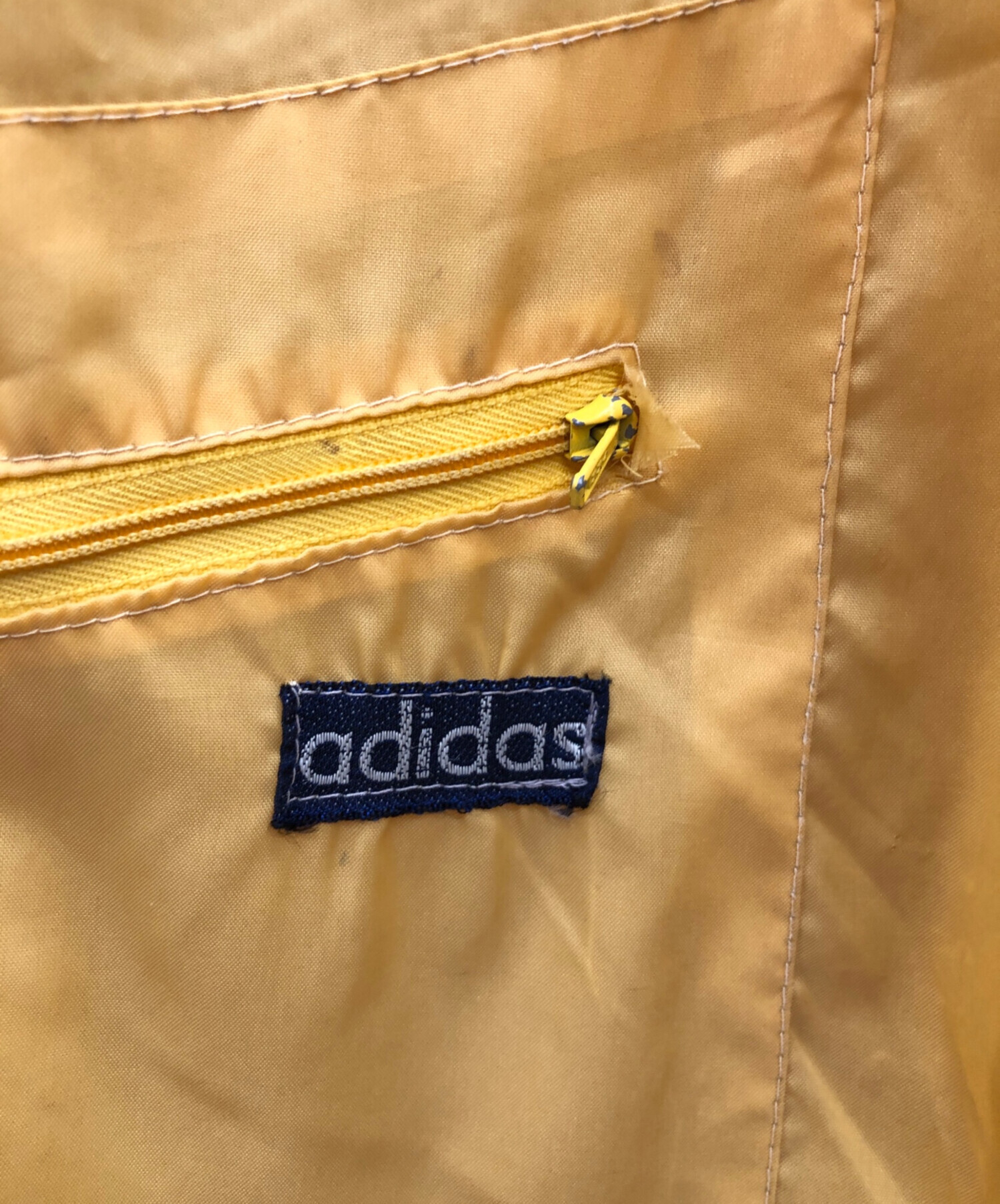 中古・古着通販】adidas (アディダス) 70sナイロンジャケット イエロー