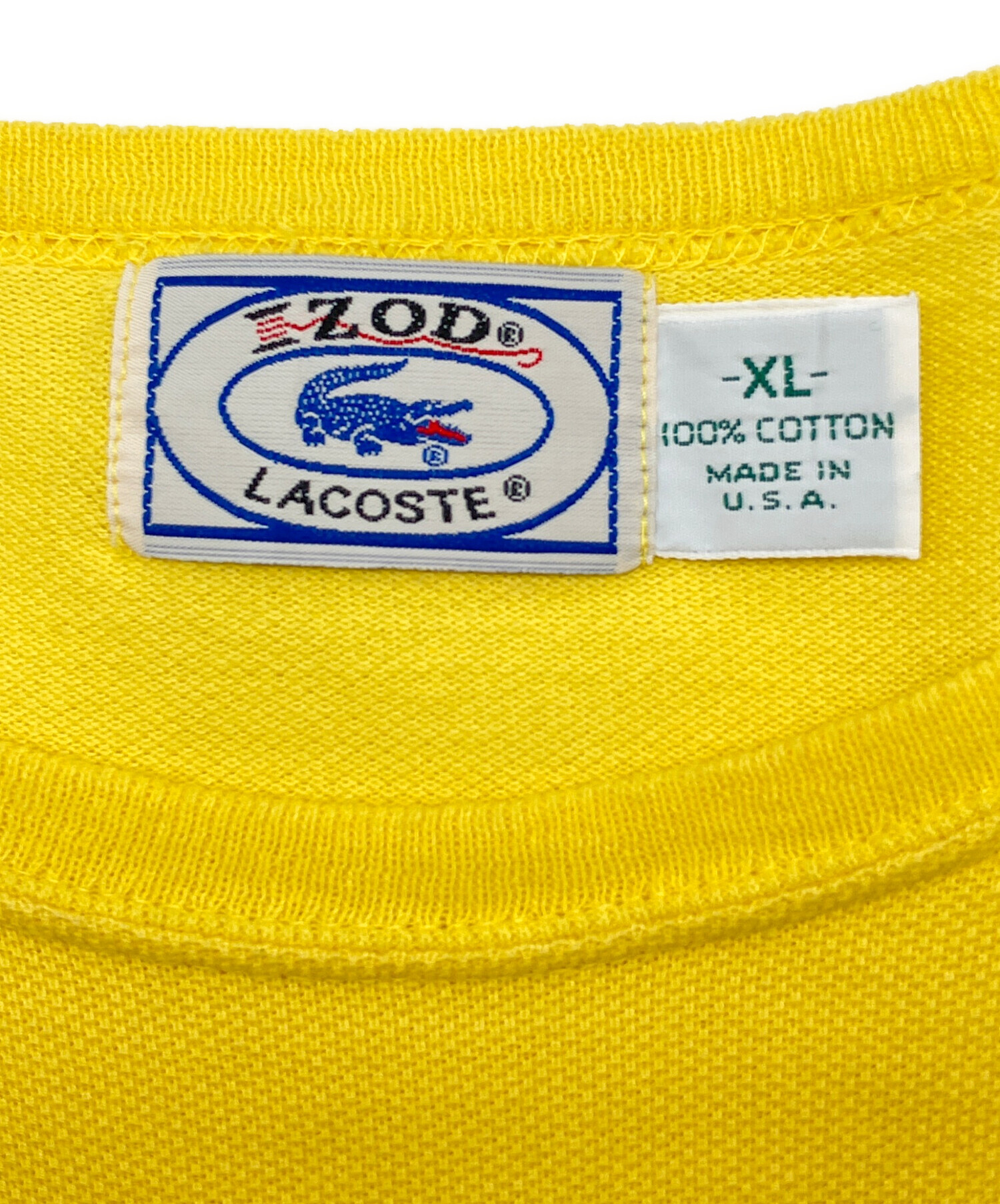 中古・古着通販】IZOD LACOSTE (アイゾッド ラコステ) 70sロゴ刺繍T