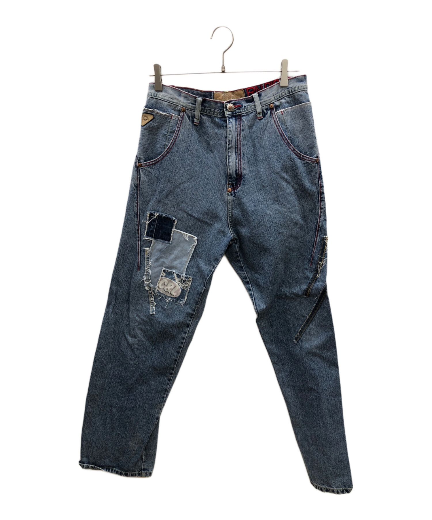 中古・古着通販】akademiks (アカデミクス) デニムパンツ ブルー