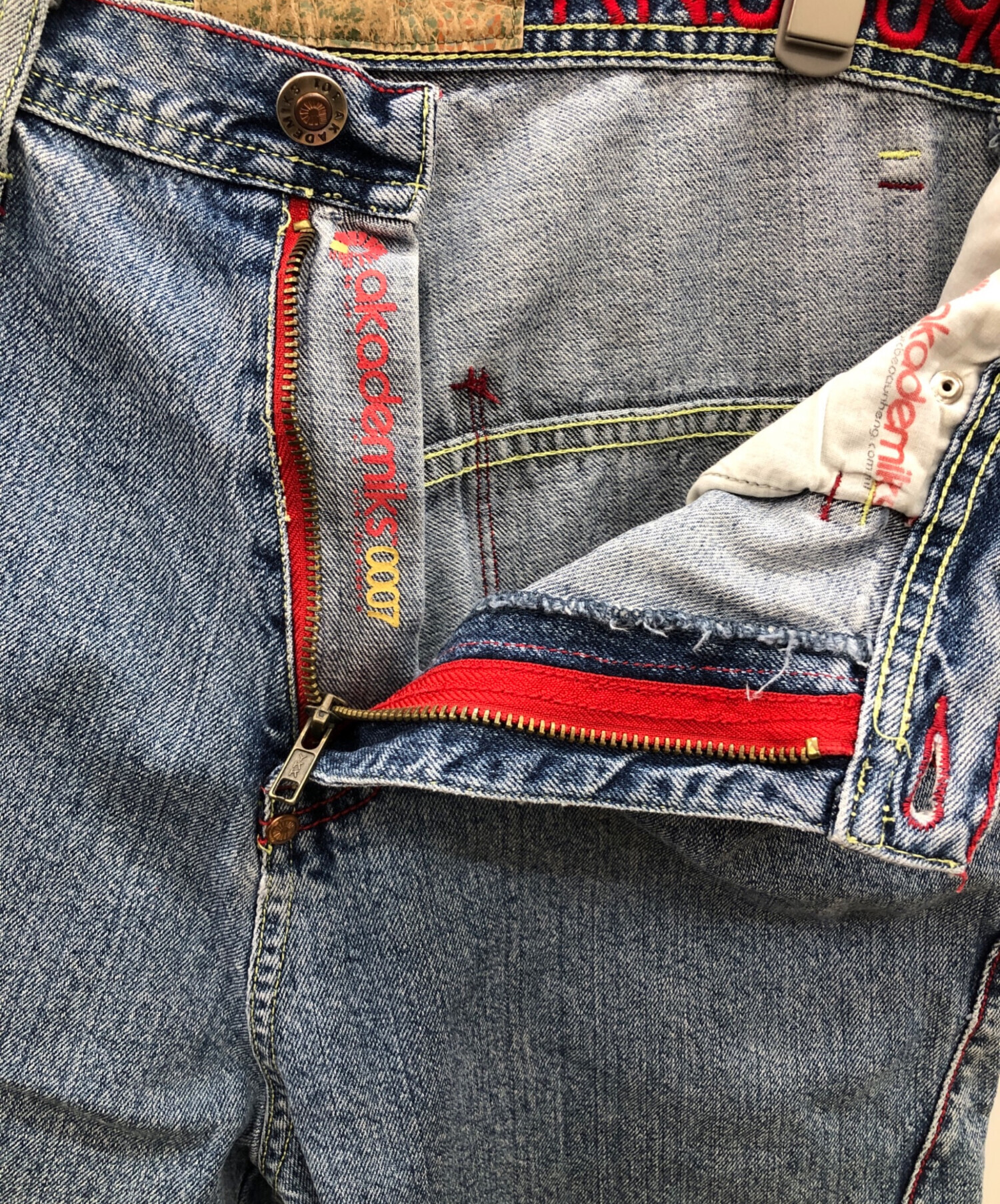 中古・古着通販】akademiks (アカデミクス) デニムパンツ ブルー