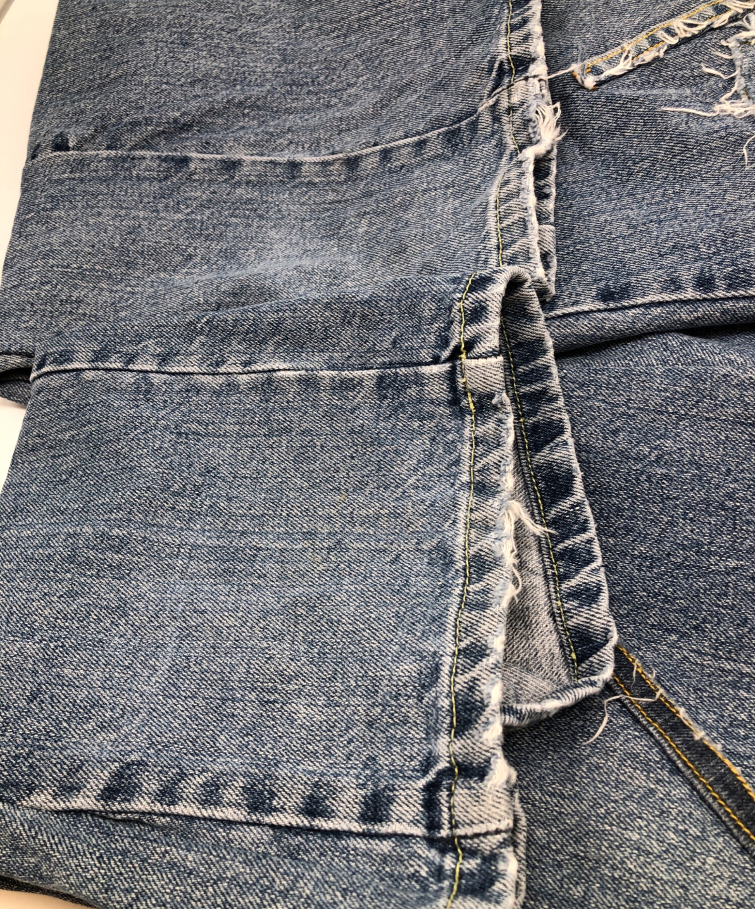 中古・古着通販】akademiks (アカデミクス) デニムパンツ ブルー 