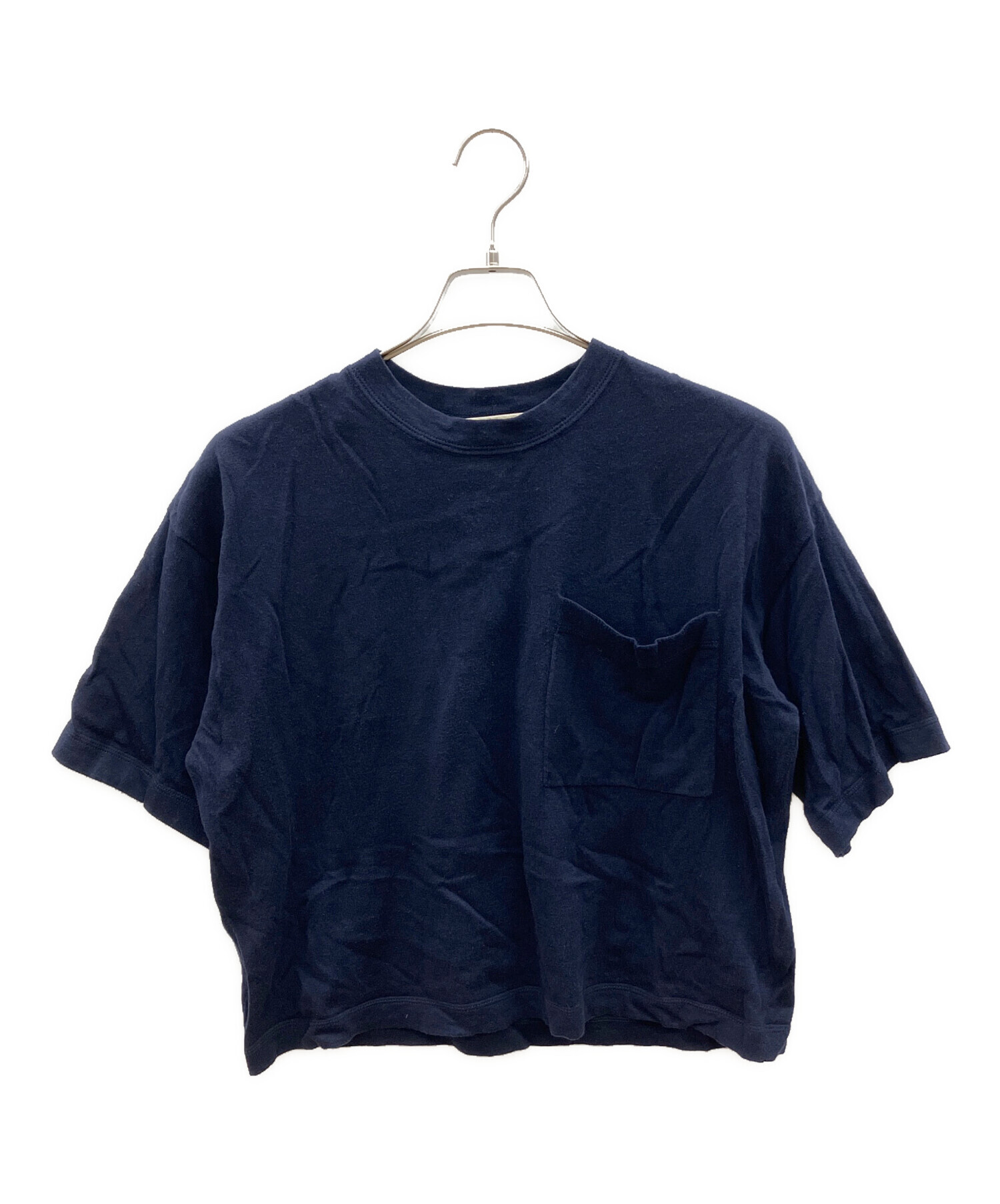 中古・古着通販】DEMYLEE (デミリー) 半袖カットソー ネイビー サイズ 