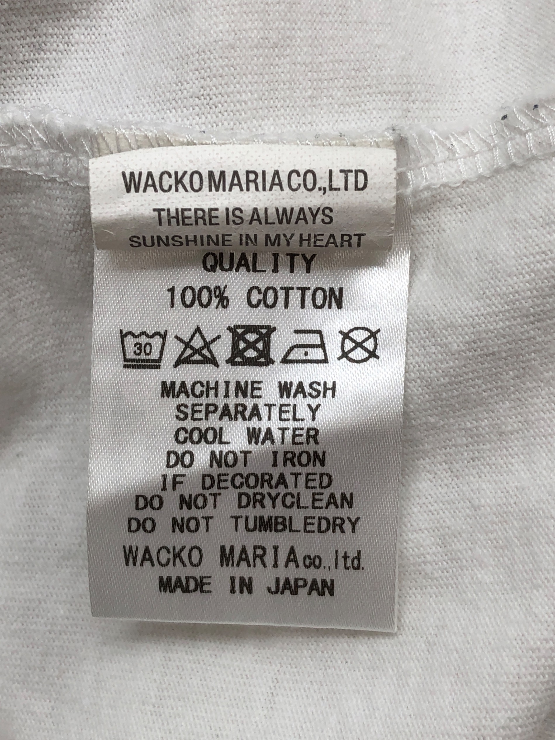 中古・古着通販】WACKO MARIA (ワコマリア) ロゴプリントTシャツ