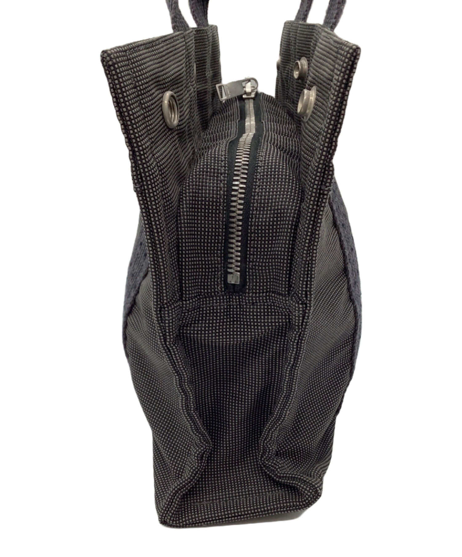 1円★中古【エルメス】HERMES エールライン PM トートバック キャンバス グレー系 ブランド ブランドバック メンズ 鍵付き 101815472 エルメス HERMES エールライン グレー シルバー金具