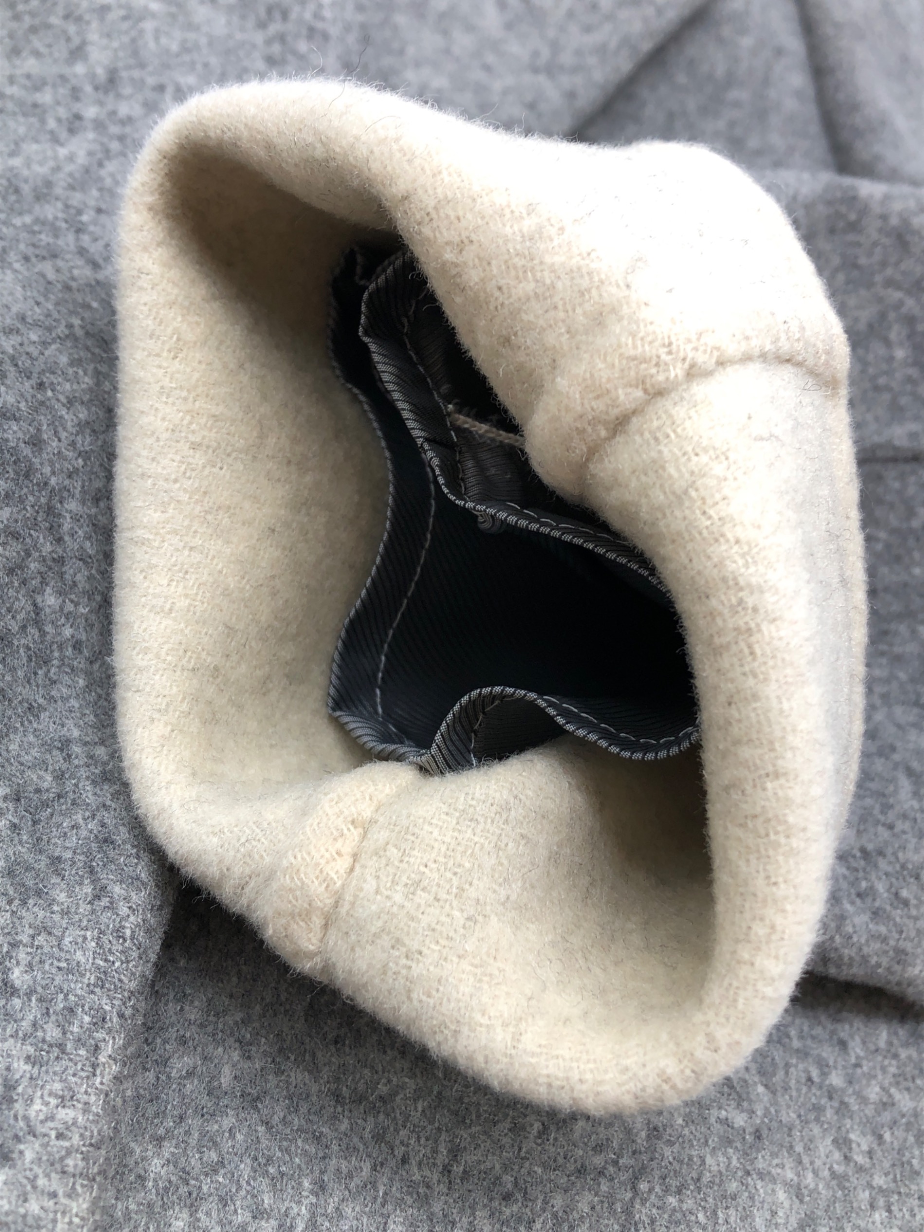 中古・古着通販】ENFOLD (エンフォルド) ウールコート グレー