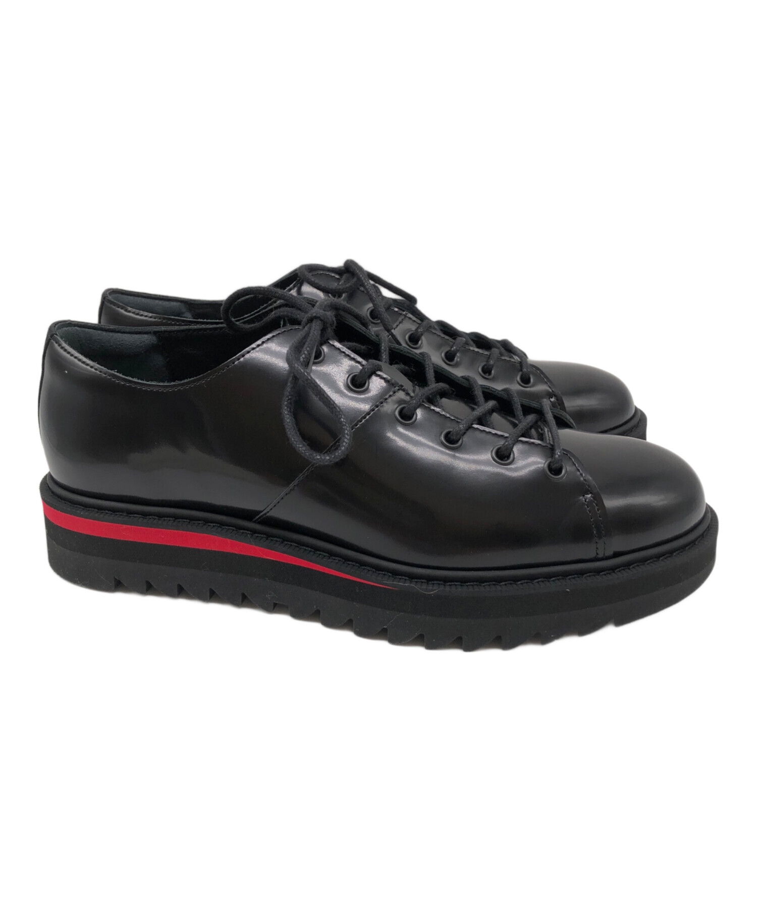 中古・古着通販】ONITSUKA (オニツカ) LACE-UP LO ブラック サイズ