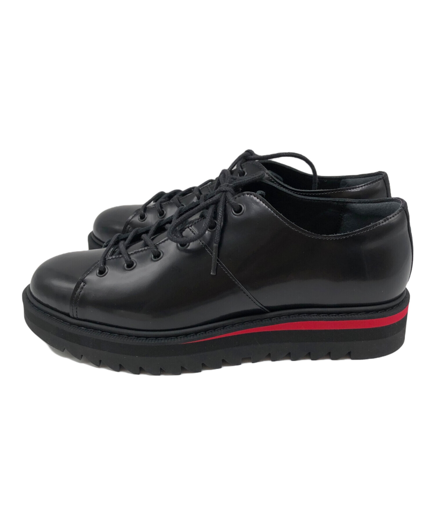 中古・古着通販】ONITSUKA (オニツカ) LACE-UP LO ブラック サイズ