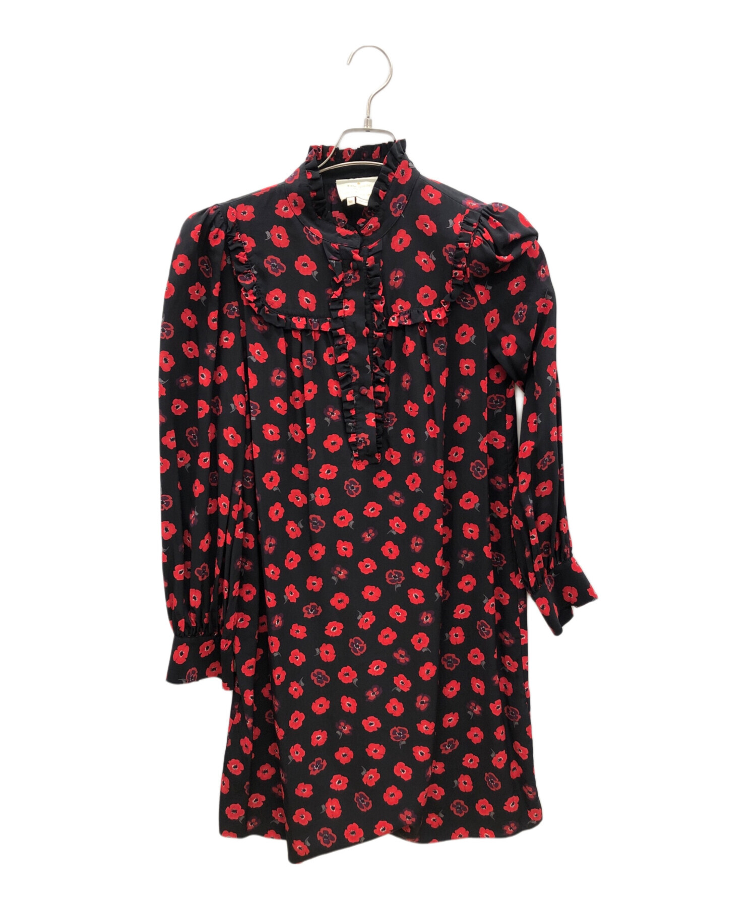 中古・古着通販】Kate Spade (ケイトスペード) 長袖ワンピース レッド
