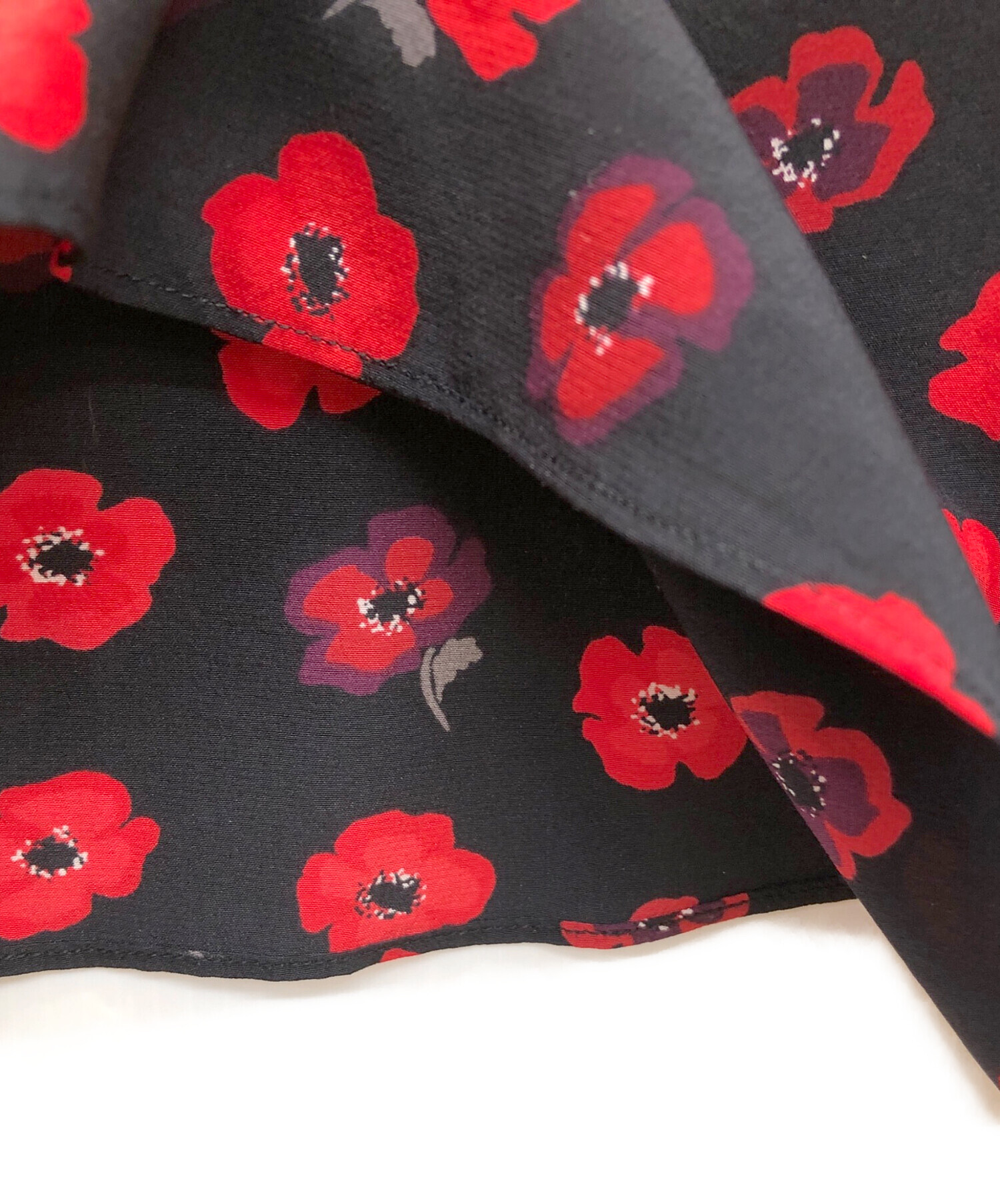 中古・古着通販】Kate Spade (ケイトスペード) 長袖ワンピース レッド