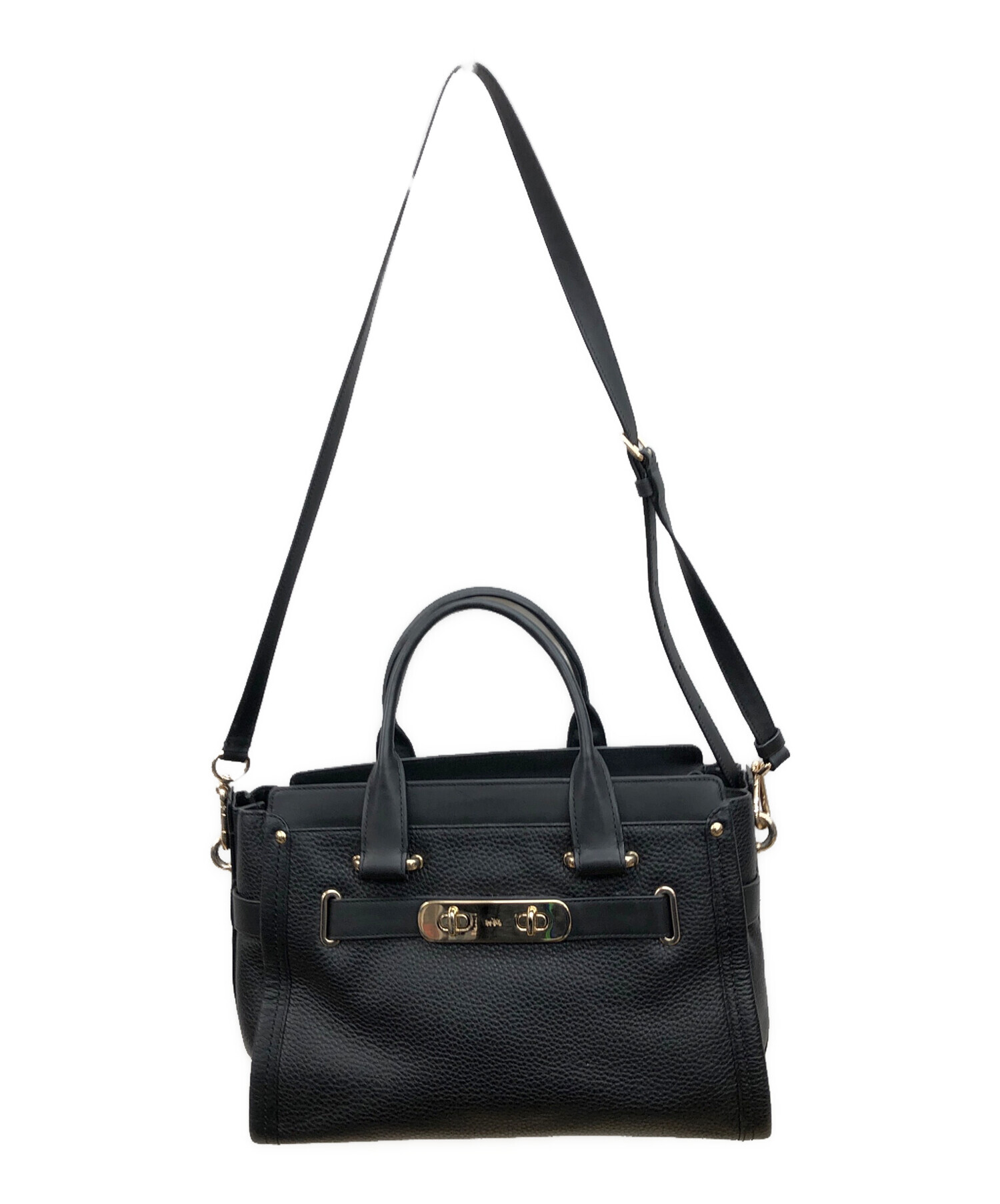 中古・古着通販】COACH (コーチ) スワッガー 27 ブラック｜ブランド 
