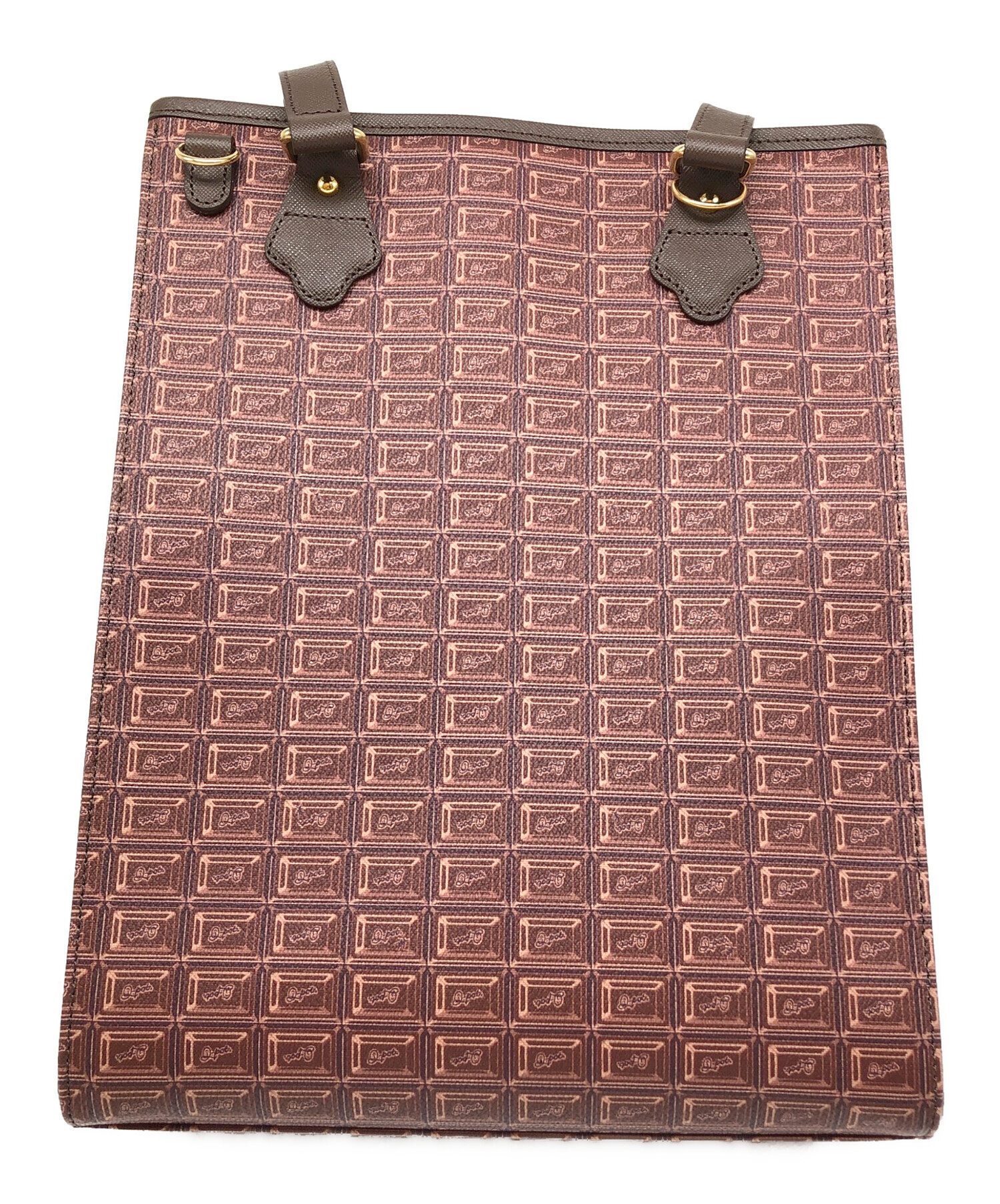 【Q-POT】ハンドバッグ チャーム付き 2way チョコレート ブラウン 中古・古着通販】Q-pot. (キューポット) 2WAYショルダーバッグ