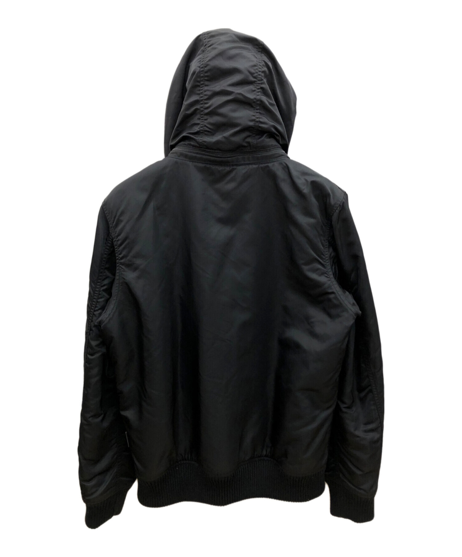 中古・古着通販】ALPHA (アルファ) フライトジャケット ブラック