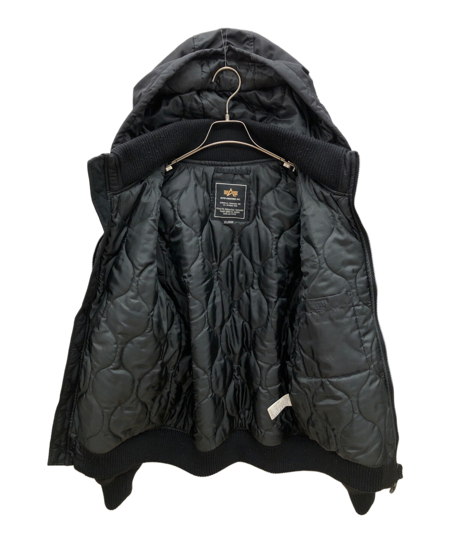 中古・古着通販】ALPHA (アルファ) フライトジャケット ブラック