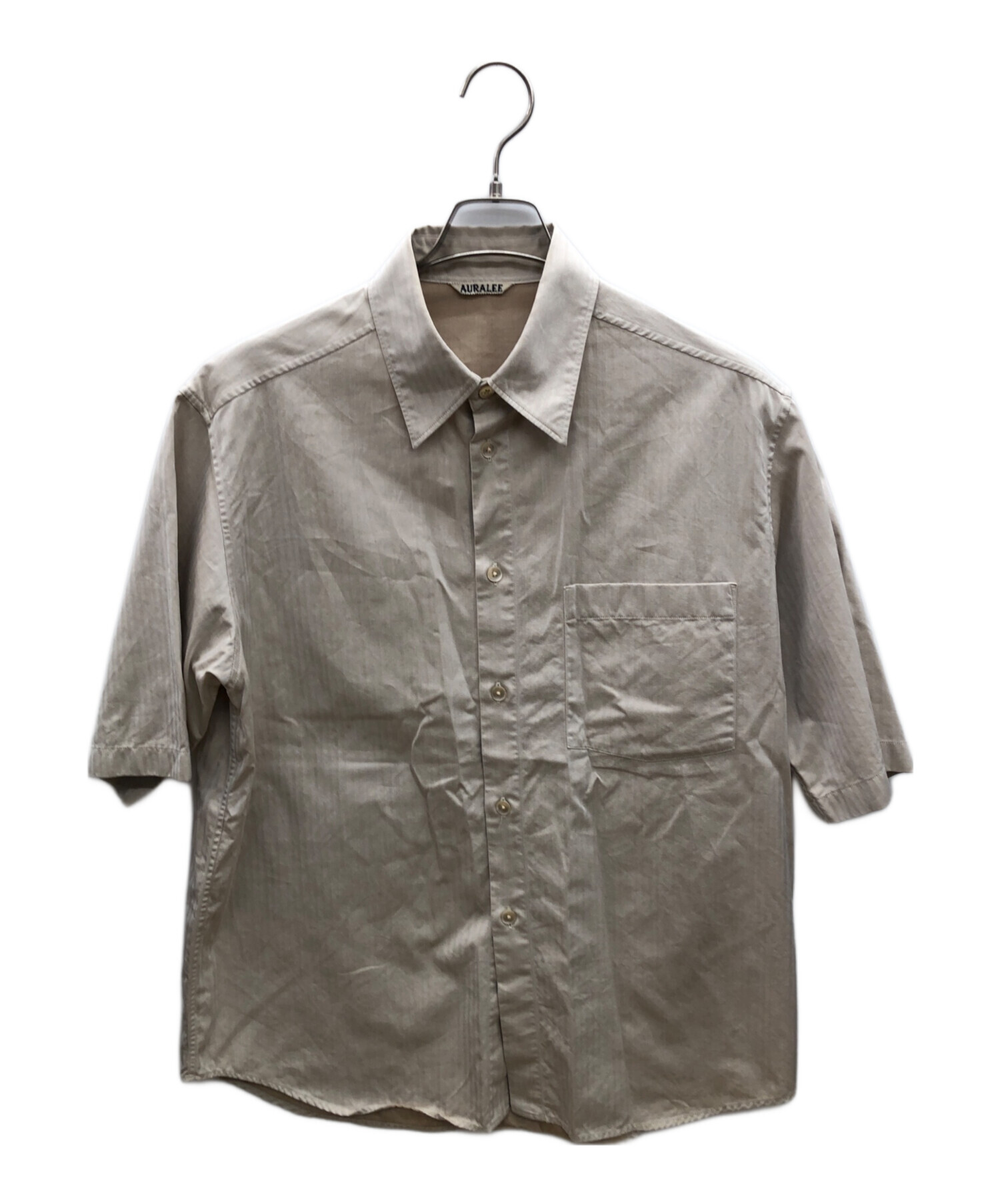中古・古着通販】AURALEE (オーラリー) WASHED FINX HERRINGBONE HALF