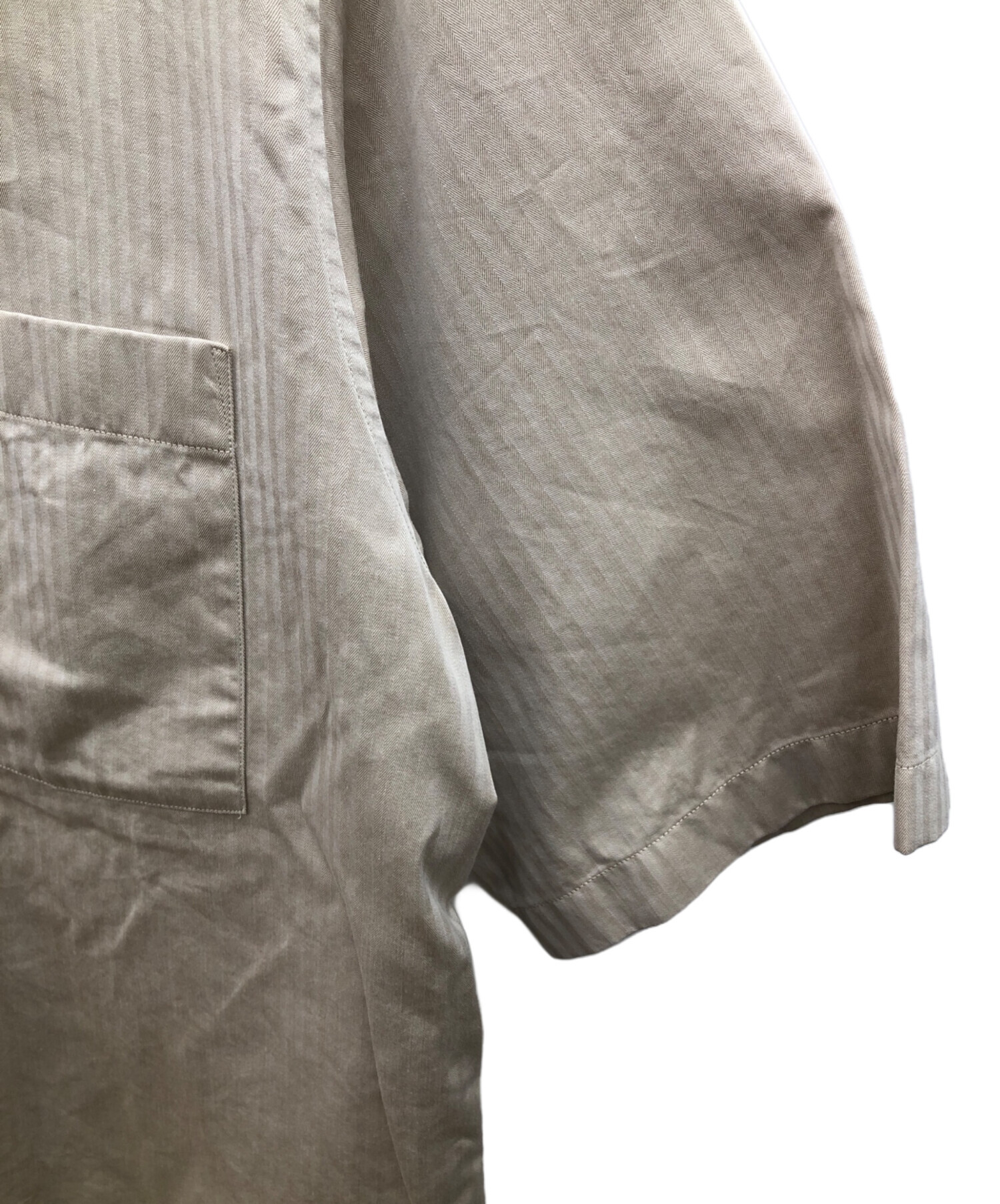 中古・古着通販】AURALEE (オーラリー) WASHED FINX HERRINGBONE HALF