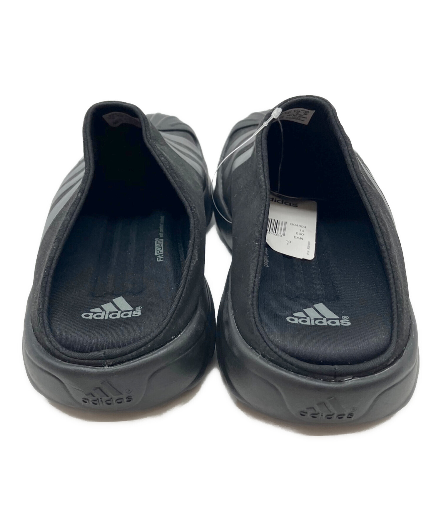 中古・古着通販】adidas (アディダス) サンダル ブラック サイズ:28.5 