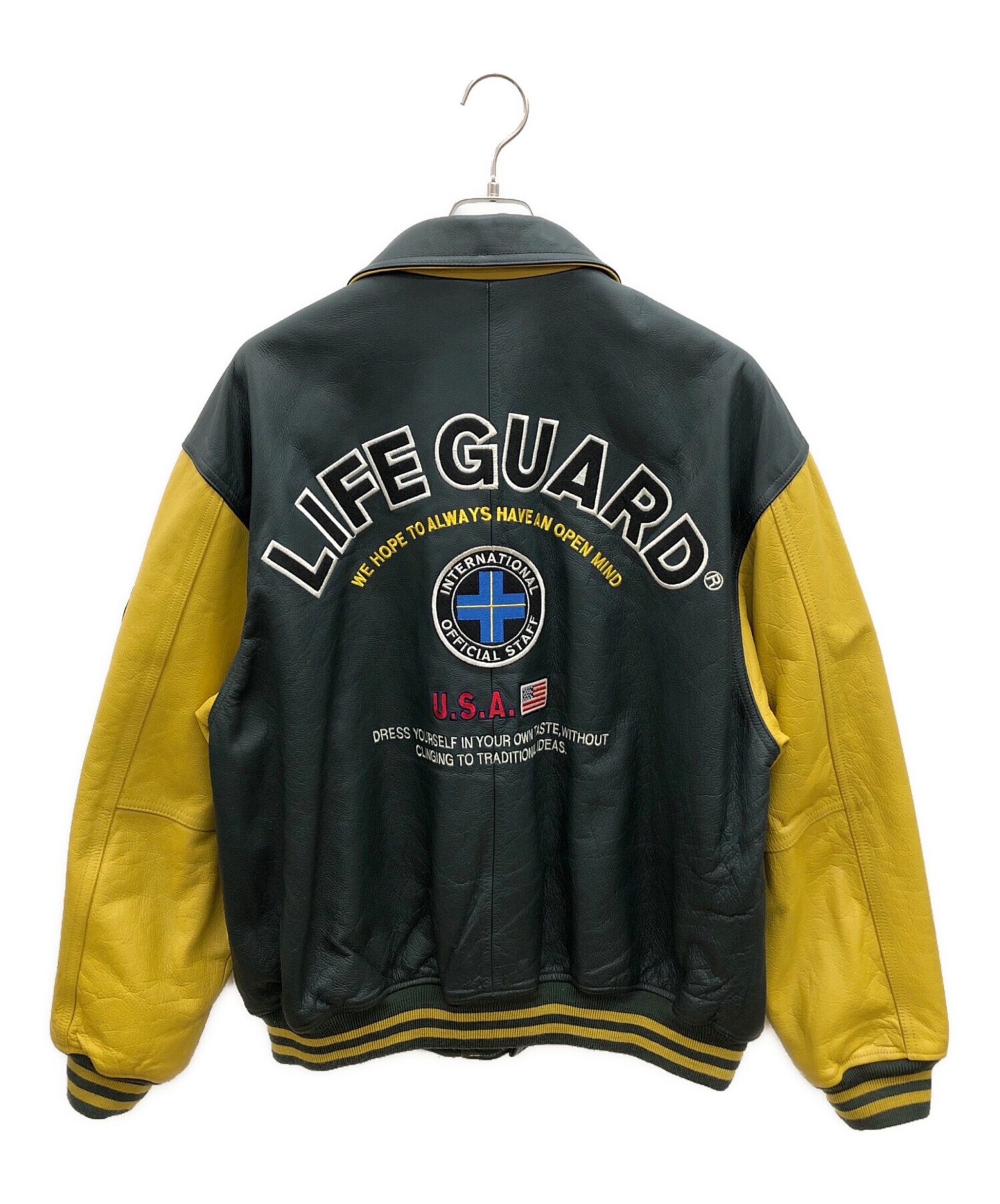中古・古着通販】LIFE GUARD (ライフガード) スタジャン グリーン