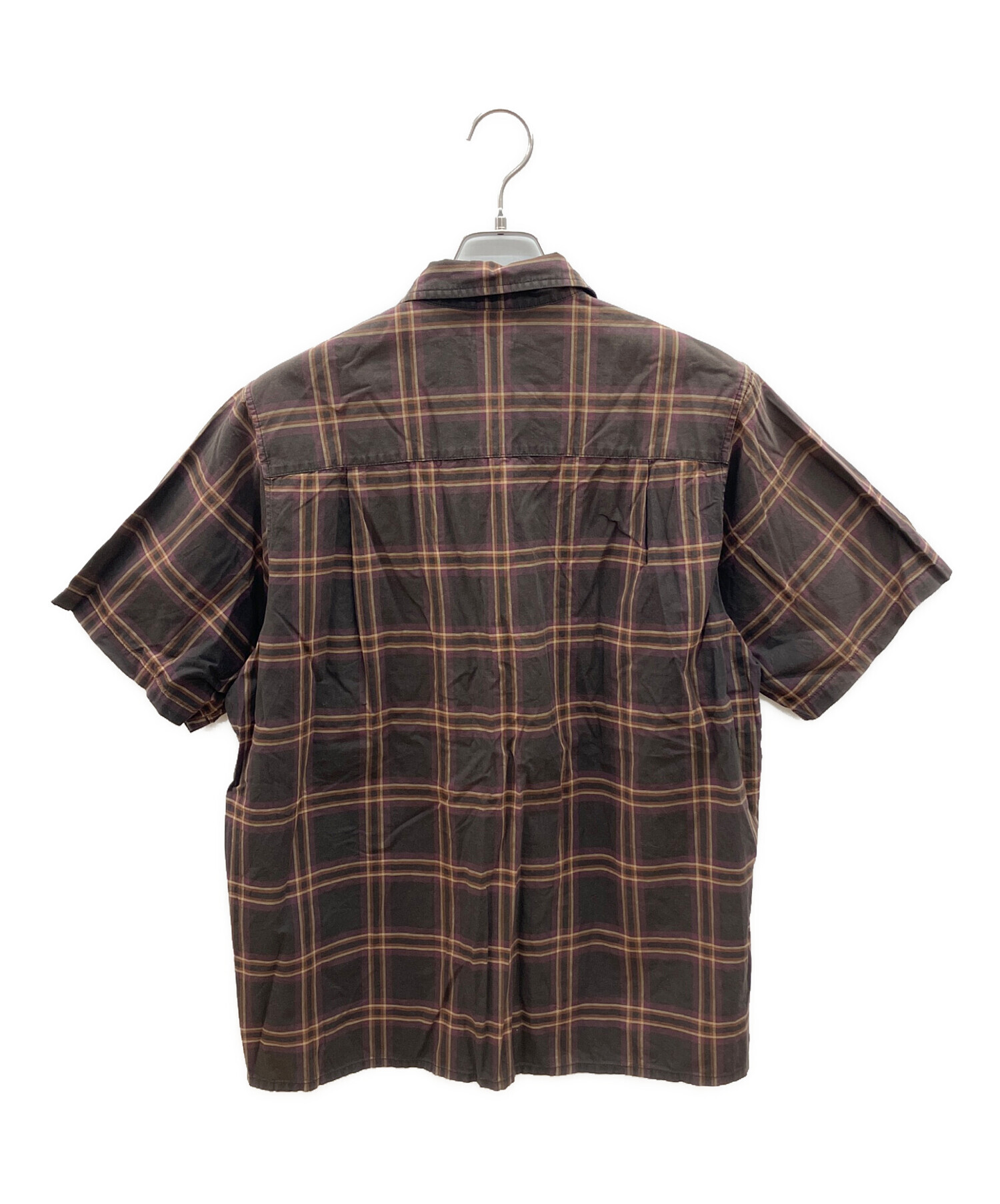 STEVEN ALAN キュプラ 半袖 シャツ スティーブンアラン 中古・古着通販】STEVEN ALAN (スティーブンアラン) 半袖シャツ