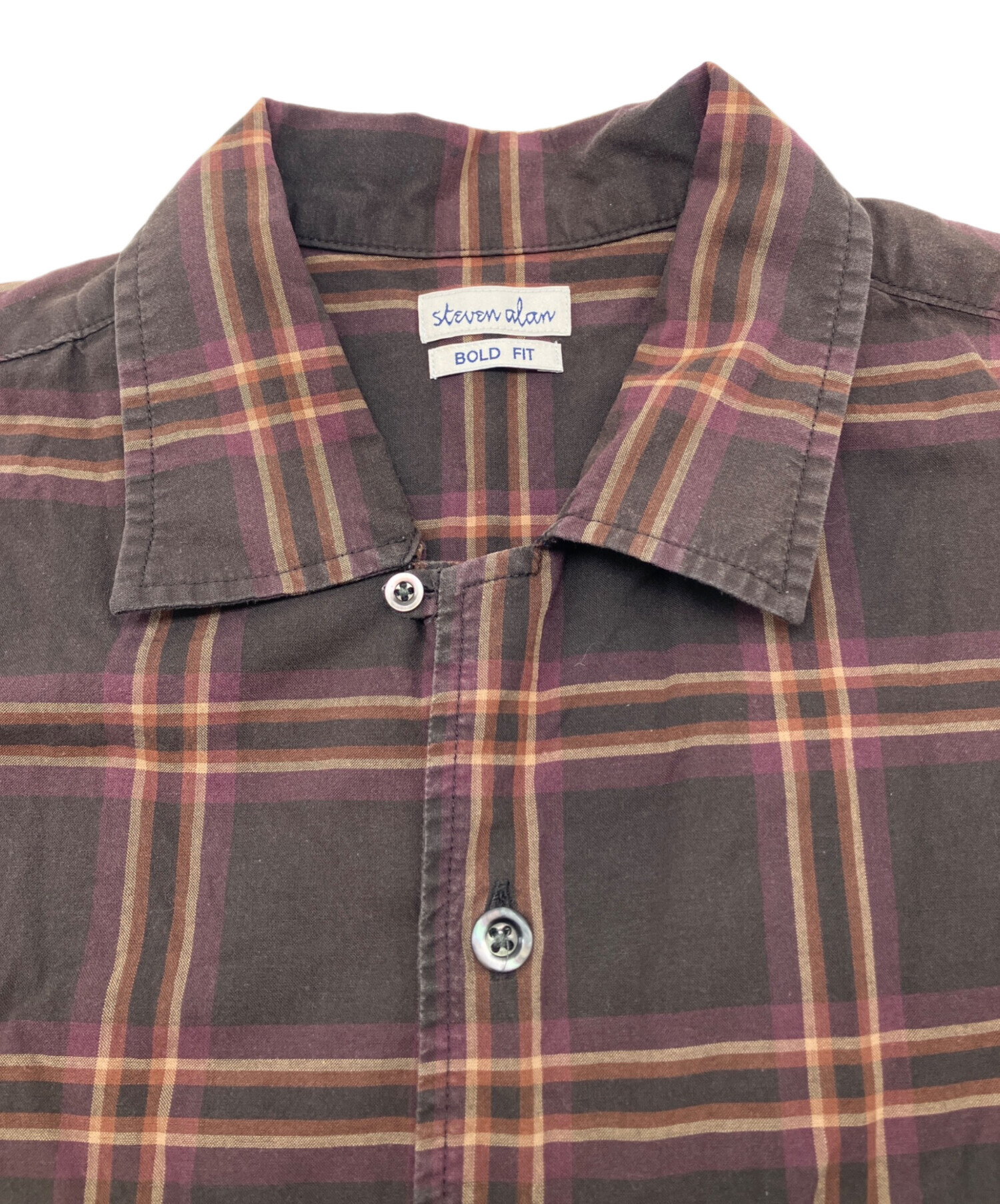 中古・古着通販】STEVEN ALAN (スティーブンアラン) 半袖シャツ