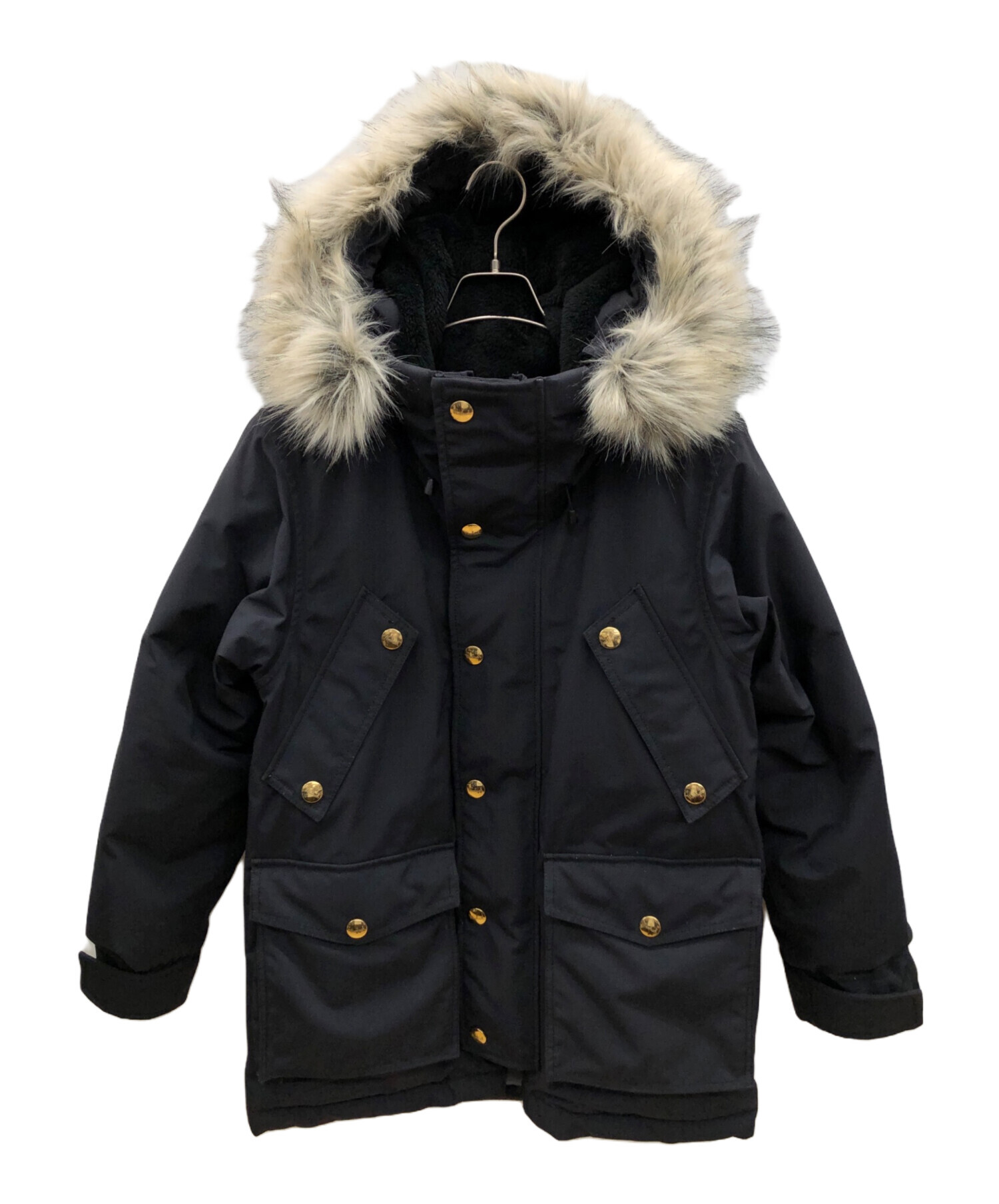 値下中：4/6迄： Woolrich ブラック ダウンジャケット Sサイズ 中古・古着通販】WOOLRICH (ウールリッチ) ダウンジャケット SUPERIOR