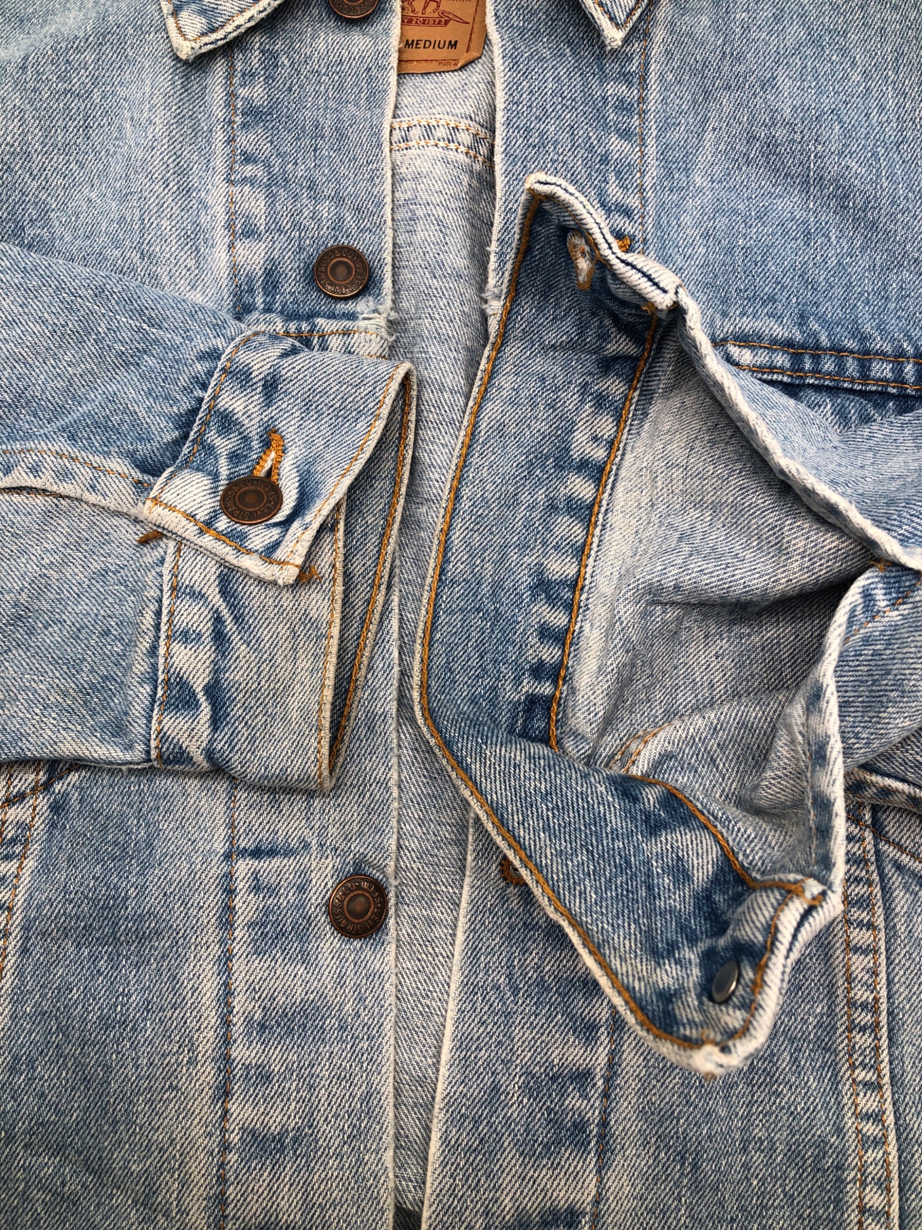 中古・古着通販】LEVI'S (リーバイス) 90sデニムジャケット 1995年4月