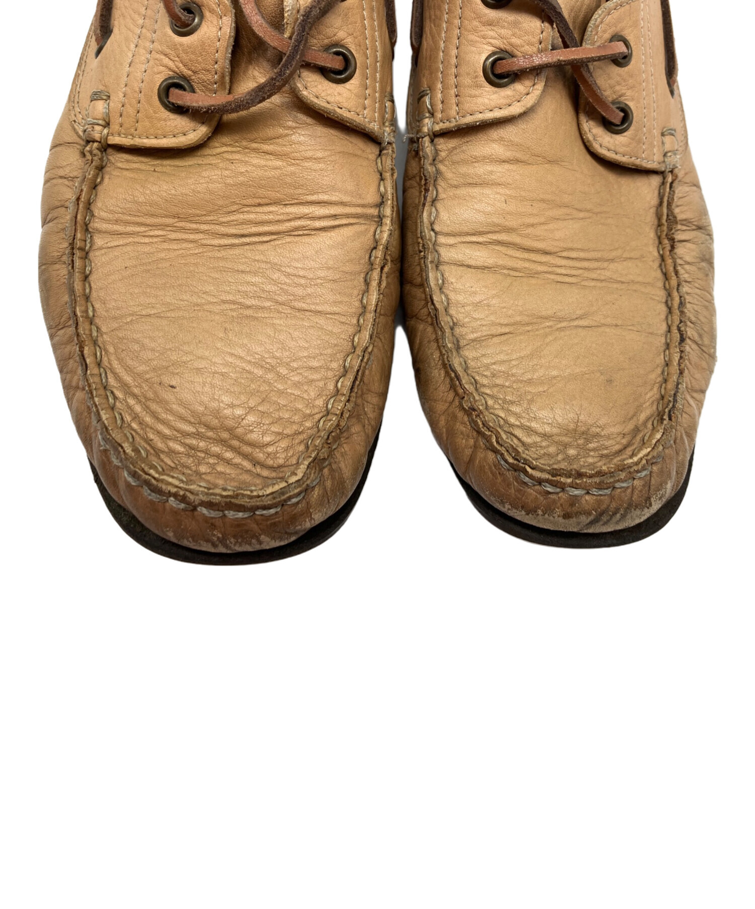 中古・古着通販】PARABOOT (パラブーツ) モカシンシューズ ベージュ