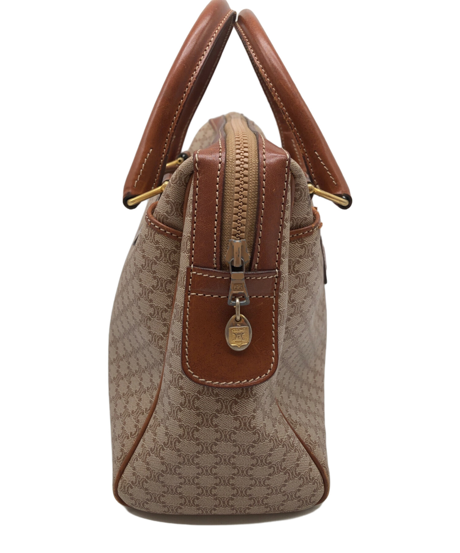 お値下げ中！！OLD CELINEボストンバッグ ブラウン/ベージュ 限定値下げ！セリーヌ ボストンバッグ お値下げ中！！OLD CELINE