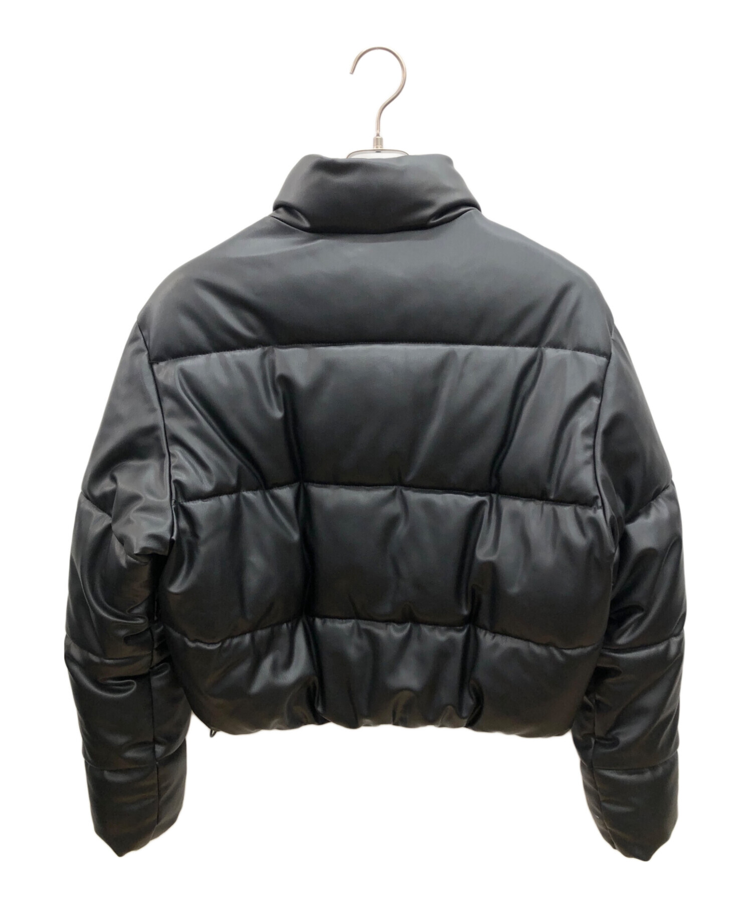 中古・古着通販】ZARA (ザラ) フェイクレザー中綿ジャケット