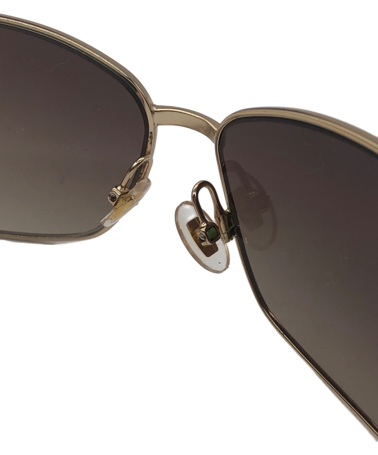 中古・古着通販】GUCCI (グッチ) サングラス ゴールド(カラー