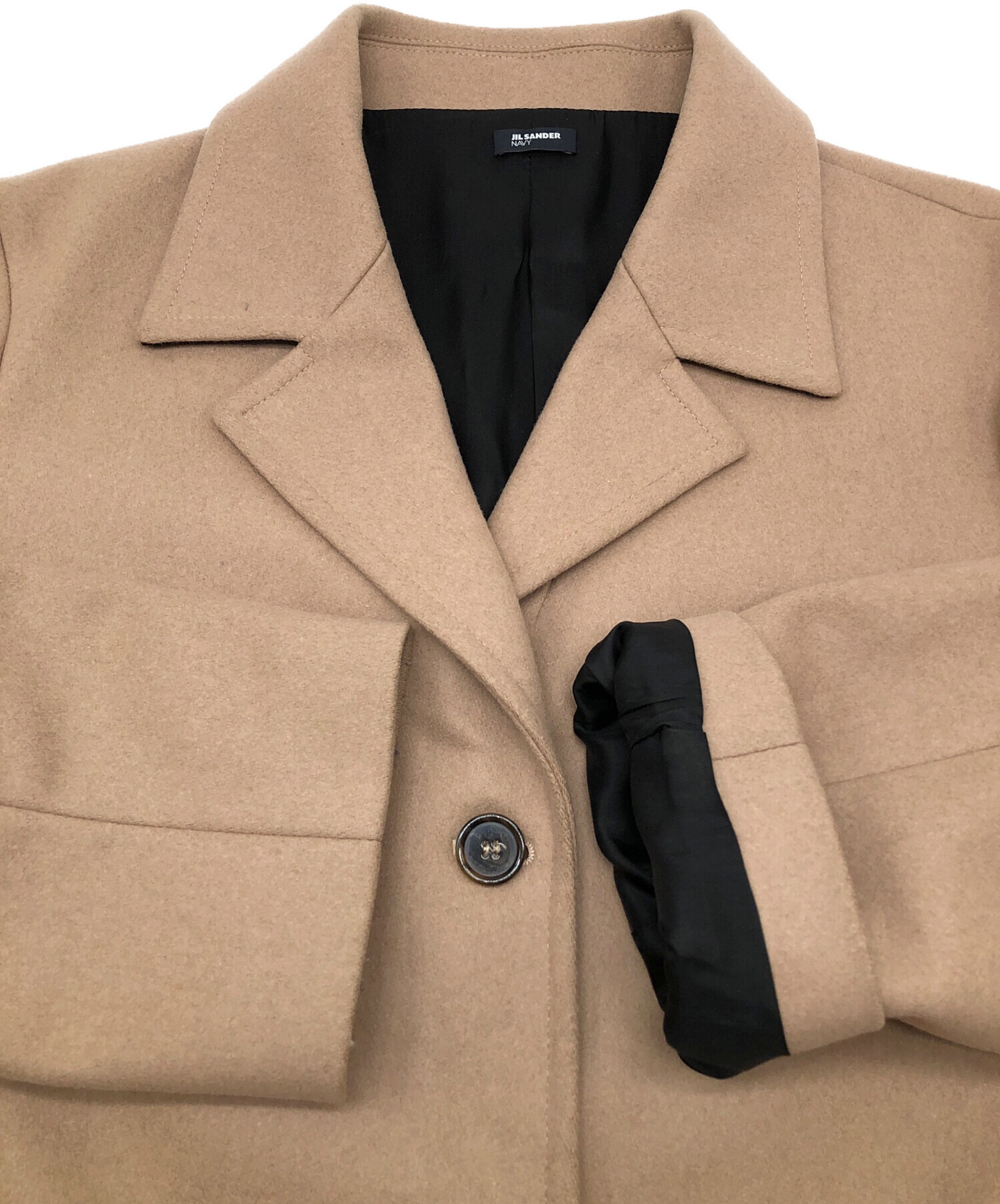 ジルサンダー トレンチコート 中古・古着通販】JIL SANDER (ジルサンダー) トレンチコート オーク