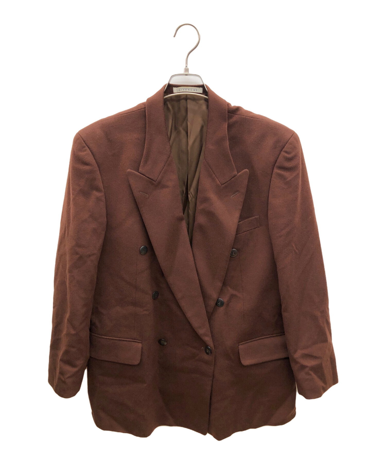 中古・古着通販】GIVENCHY (ジバンシィ) ダブルジャケット ブラウン 