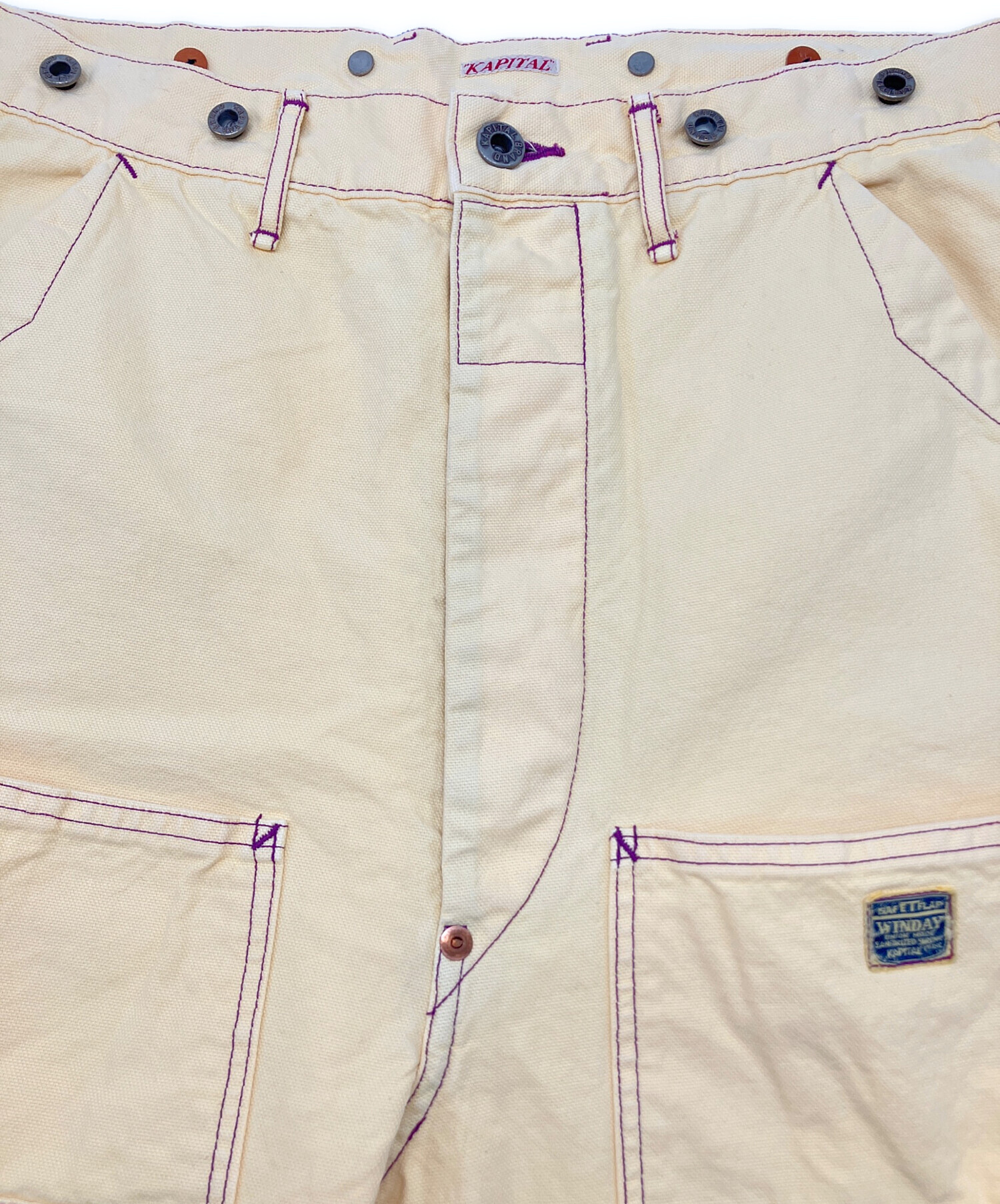 中古・古着通販】KAPITAL (キャピタル) ペインターパンツ イエロー