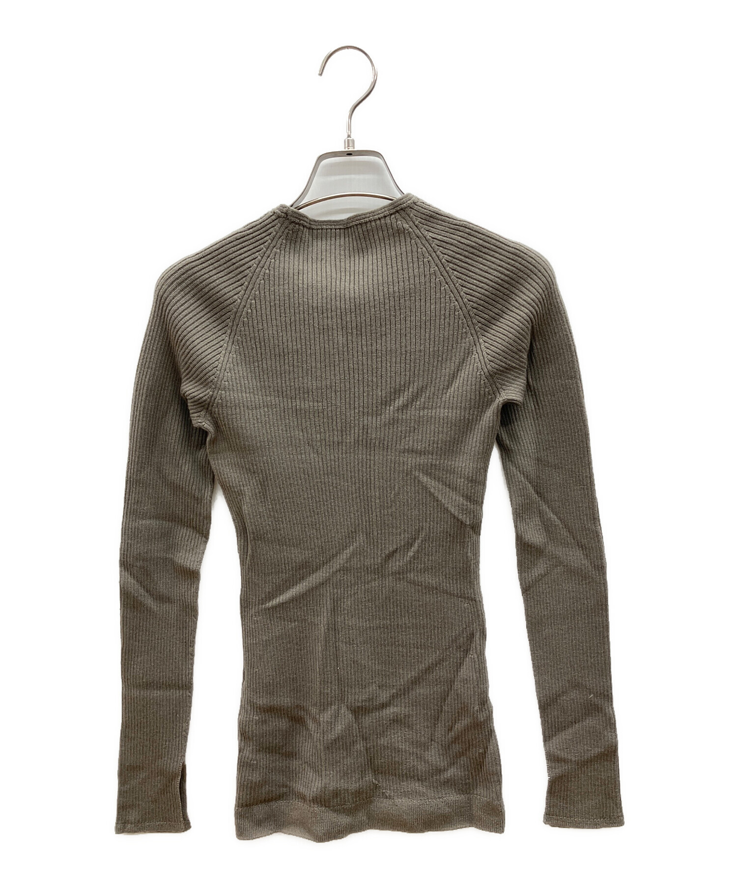 中古・古着通販】Whim Gazette (ウィムガゼット) 薄手ニット グレー