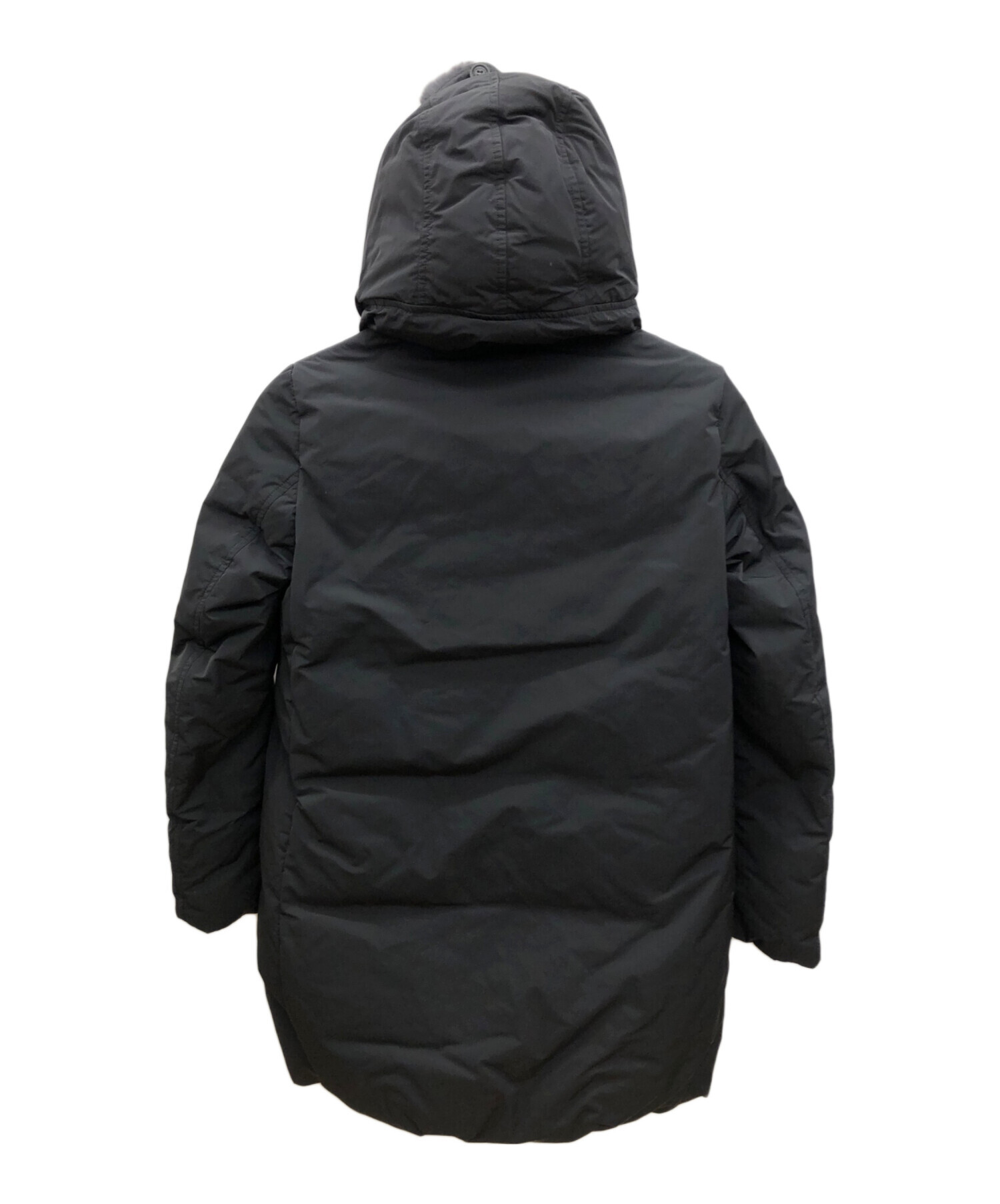 中古・古着通販】WOOLRICH (ウールリッチ) ダウンコート ブラック 