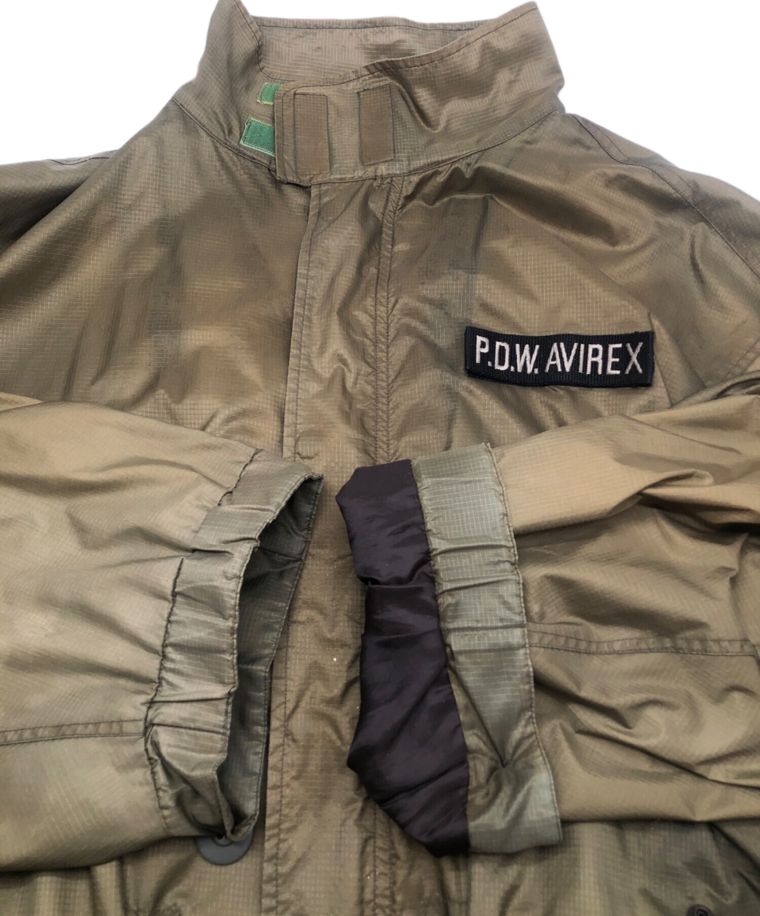 AVIREX USA 70s モッズコート カーキ L キルティングライナー AVIREXの