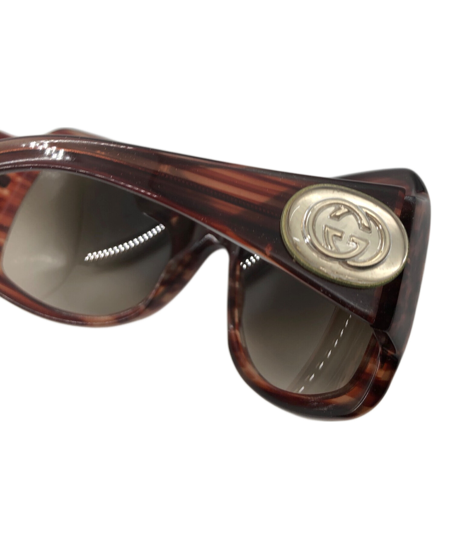 中古・古着通販】GUCCI (グッチ) GG ブラウン サイズ:59□18｜ブランド