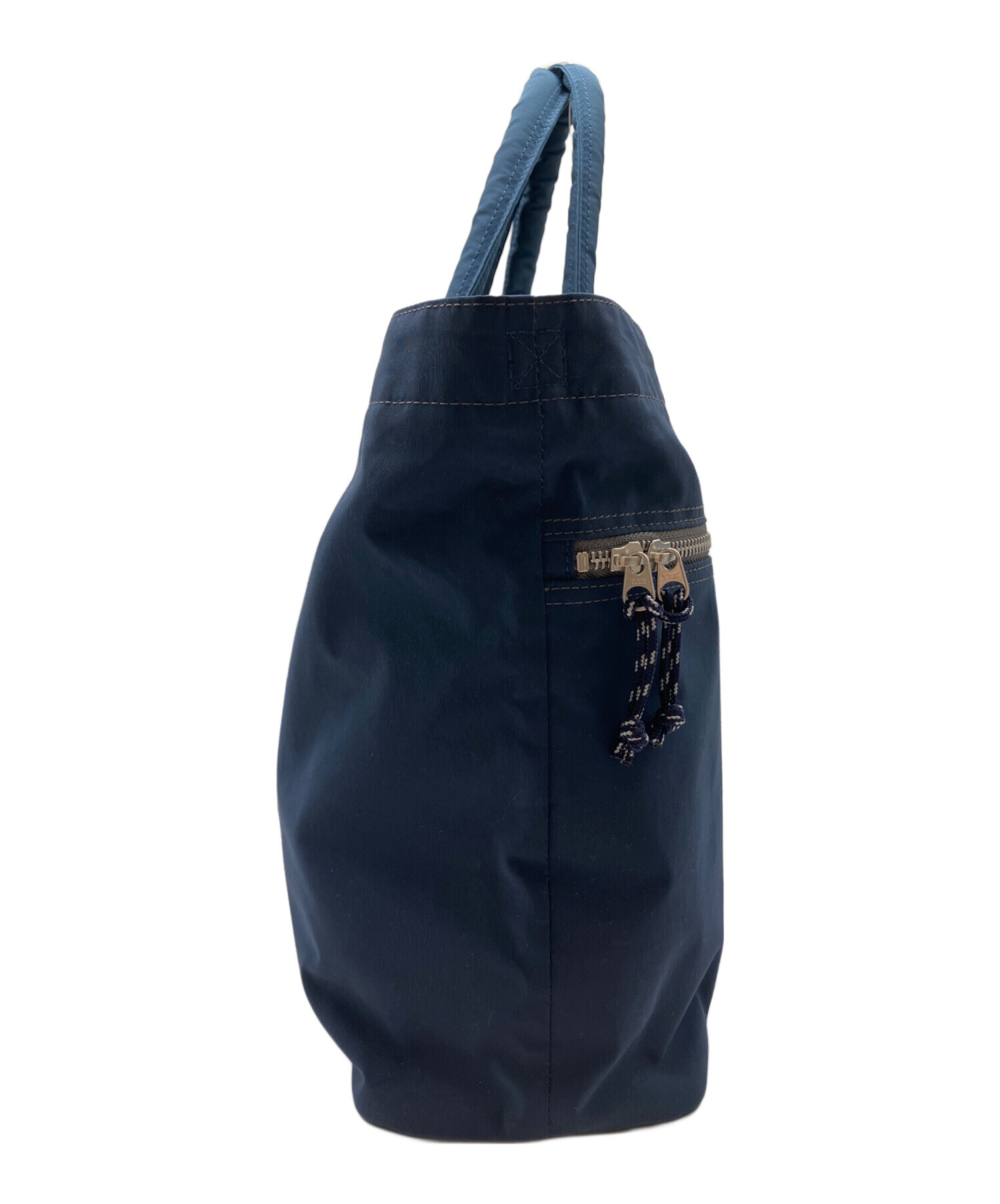 未使用級　PORTER　ポーター　クラシック　2way　トートバッグ　ポーチ付 中古・古着通販】PORTER (ポーター) 2WAYトートバッグ ブルー
