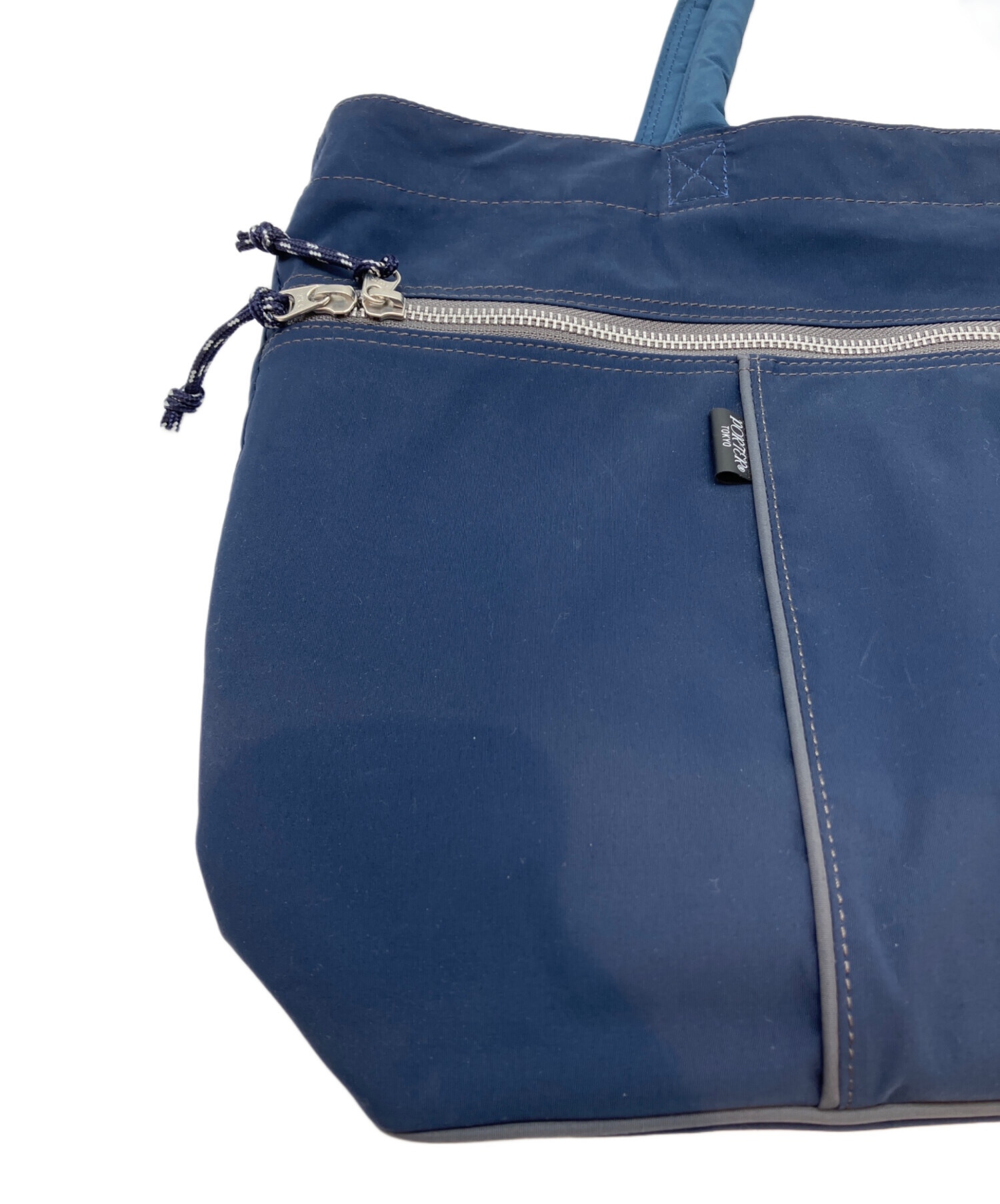 中古・古着通販】PORTER (ポーター) 2WAYトートバッグ ブルー