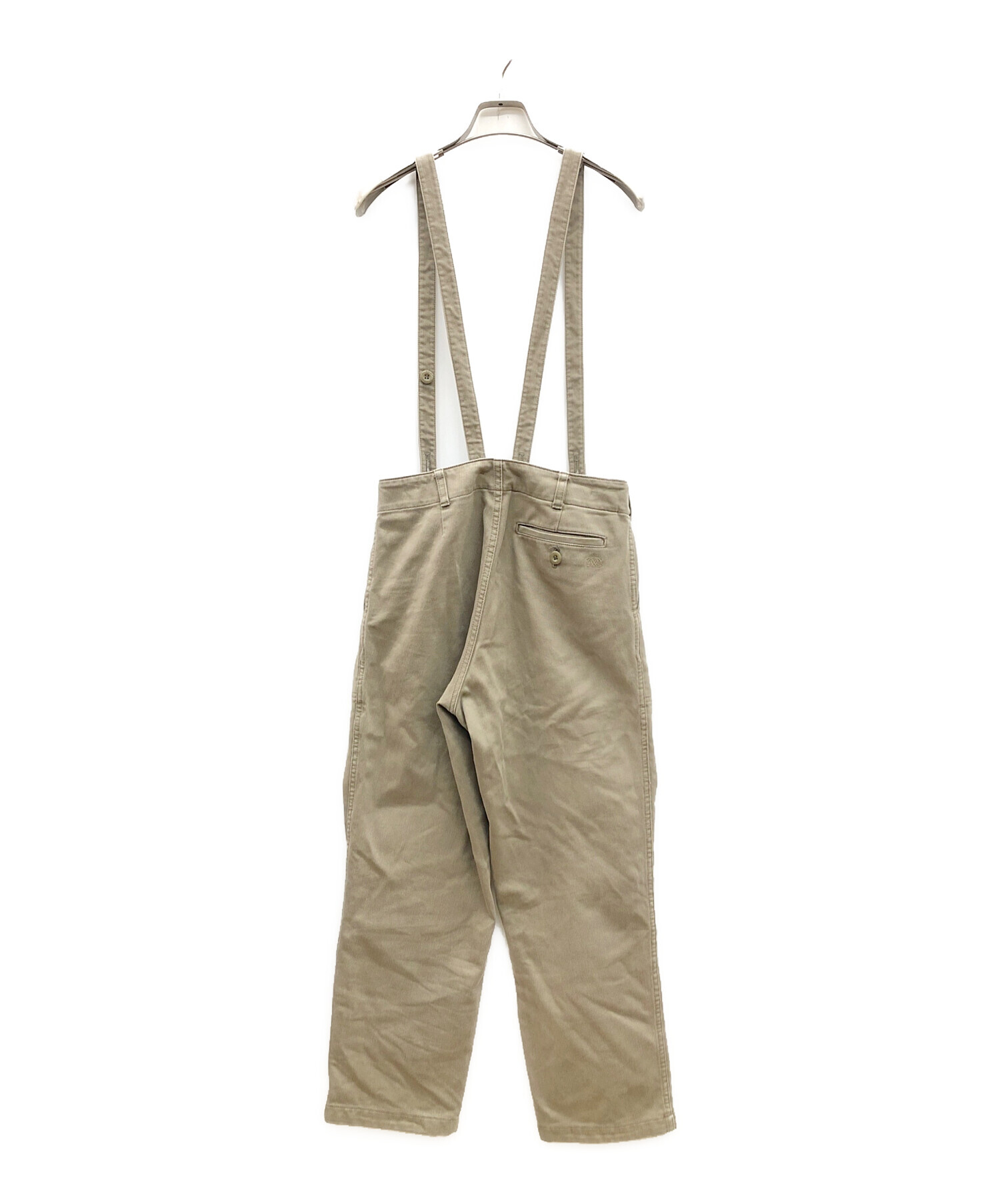 中古・古着通販】DRAWER (ドゥロワー) サスペンダー付パンツ ベージュ
