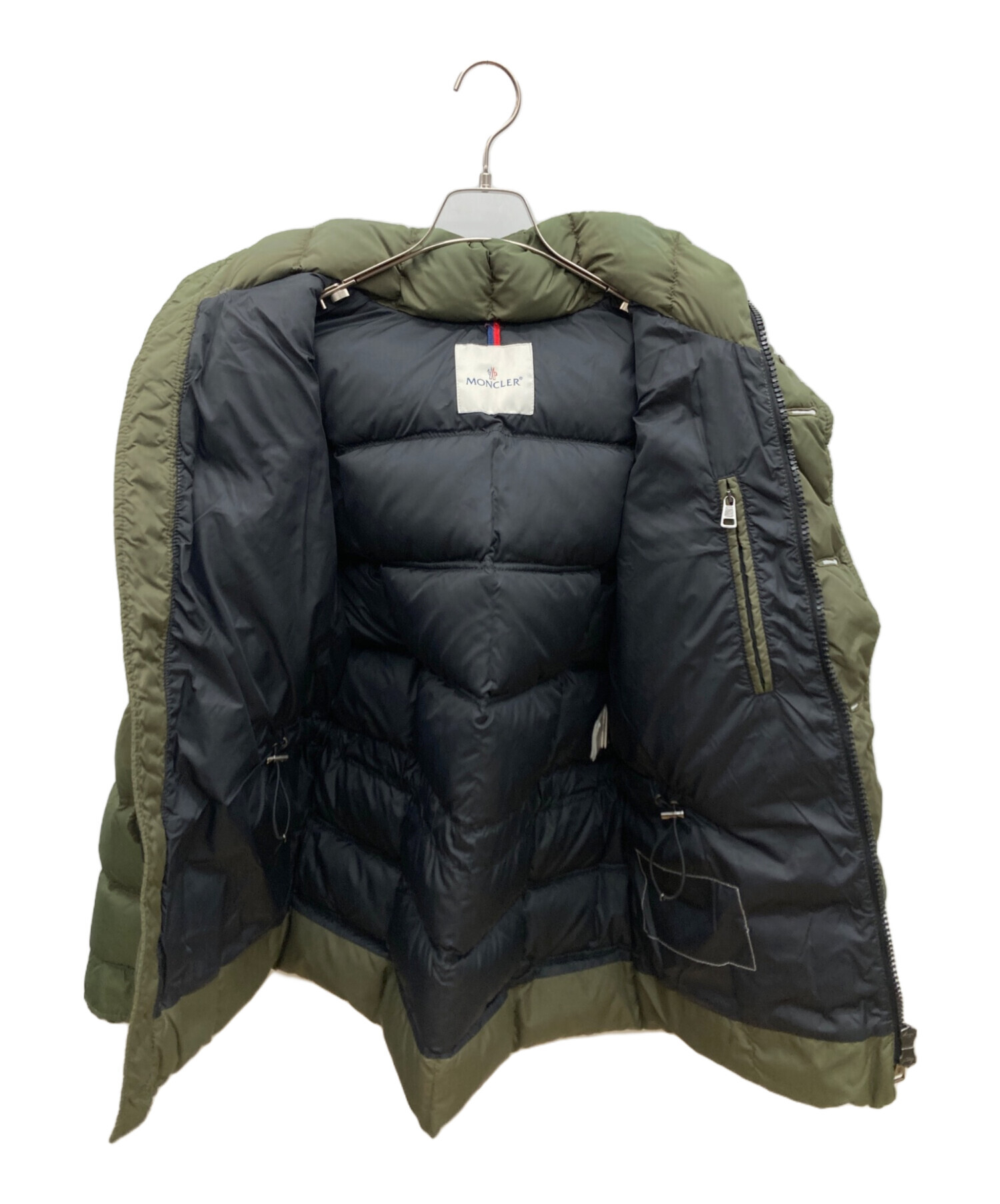 鑑定済・極美品★モンクレール　DUROC ダウンジャケット　カーキ　1 中古・古着通販】MONCLER (モンクレール) ダウンジャケット カーキ