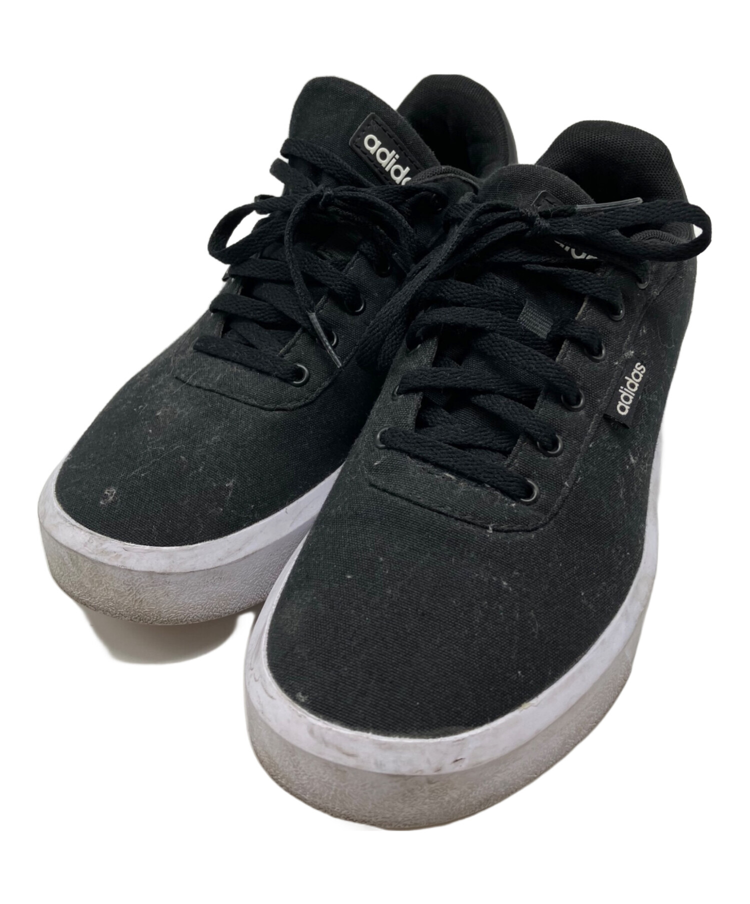 中古・古着通販】adidas (アディダス) スニーカー ホワイト×ブラック 