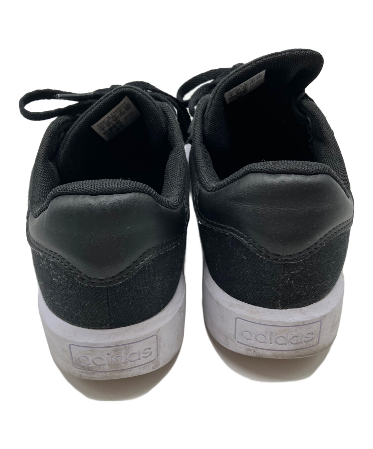 中古・古着通販】adidas (アディダス) スニーカー ホワイト×ブラック 