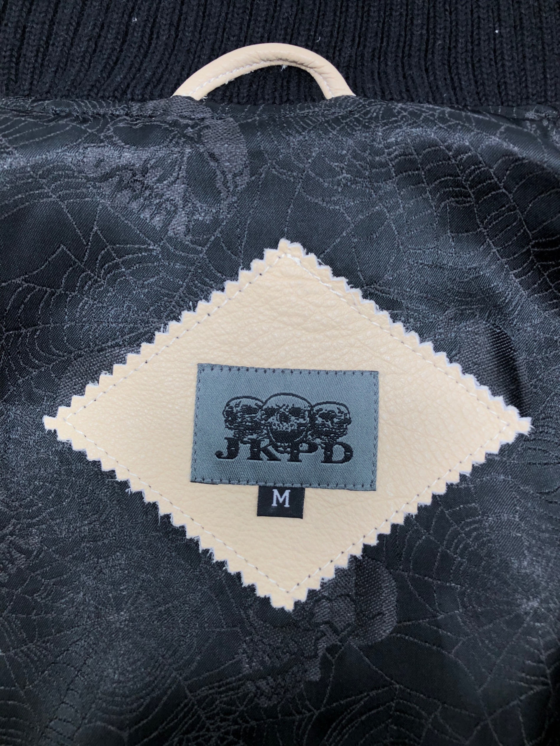中古・古着通販】JKPD (ジャンキーパラダイス) 袖レザースタジャン 