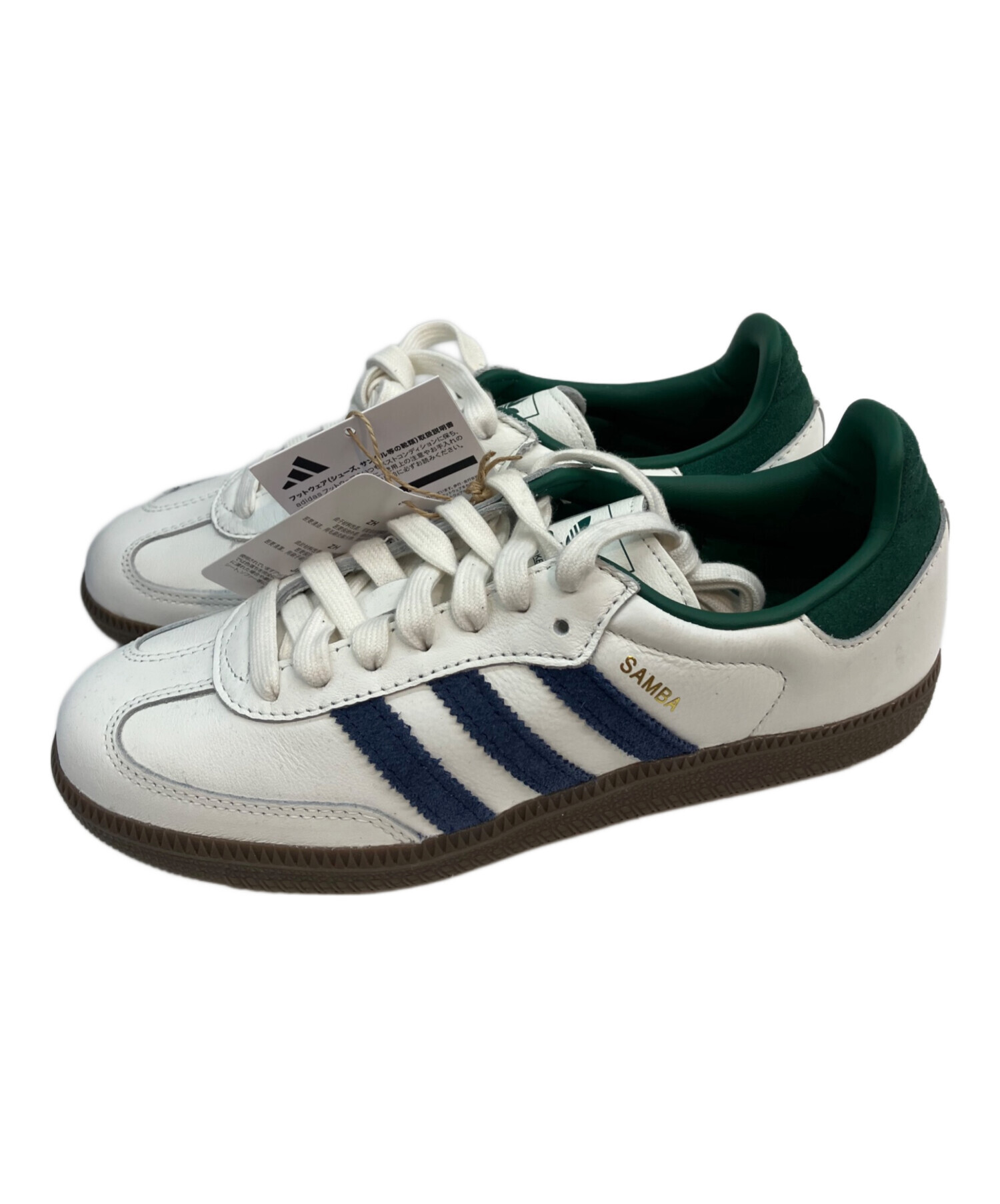 中古・古着通販】adidas (アディダス) SAMBA OG ホワイト×ブルー 