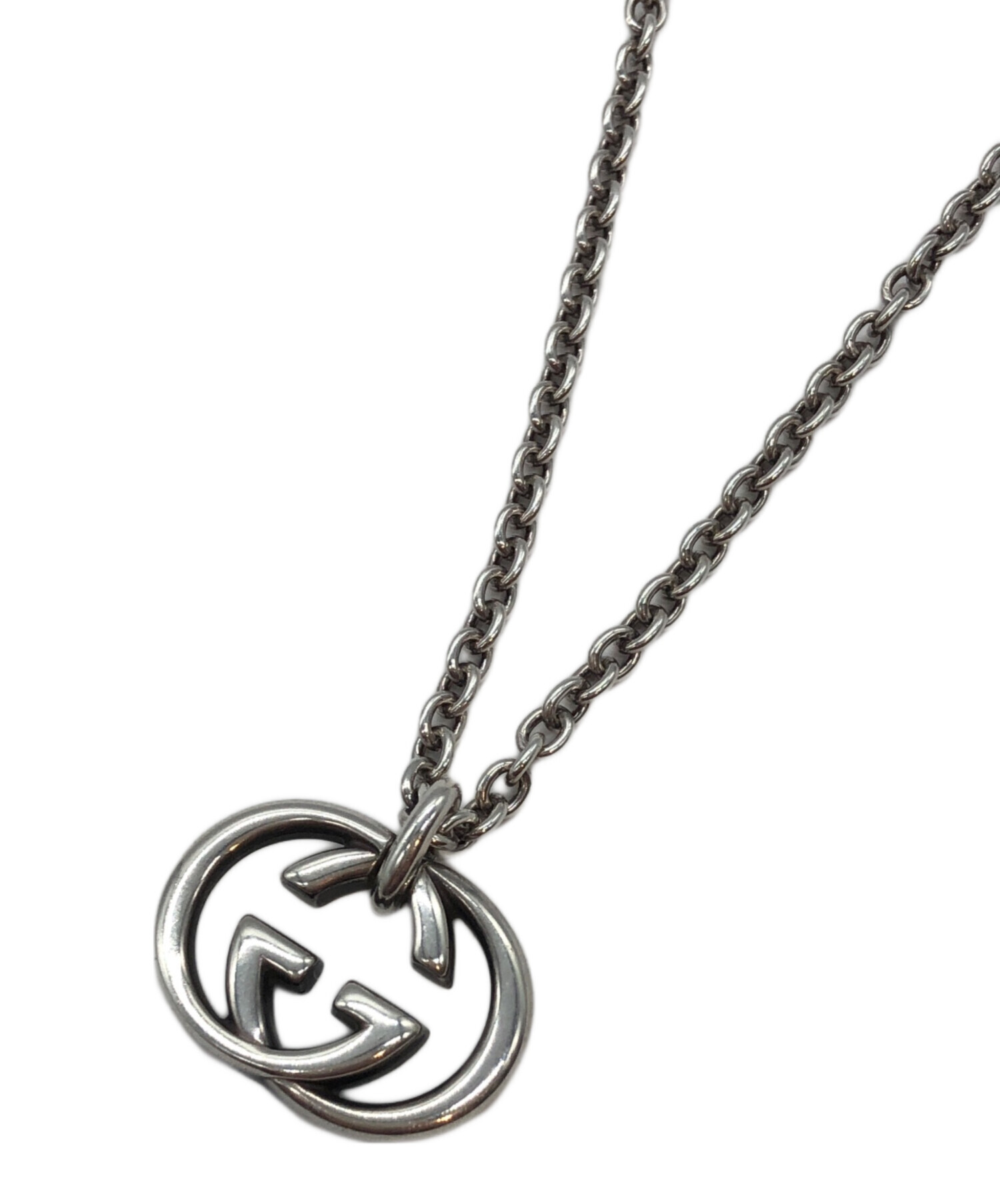 中古・古着通販】GUCCI (グッチ) シルバーネックレス｜ブランド・古着