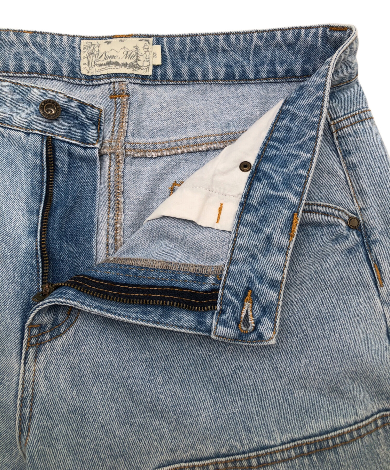 中古・古着通販】Dime (ダイム) デニムハーフパンツ Carpenter Denim