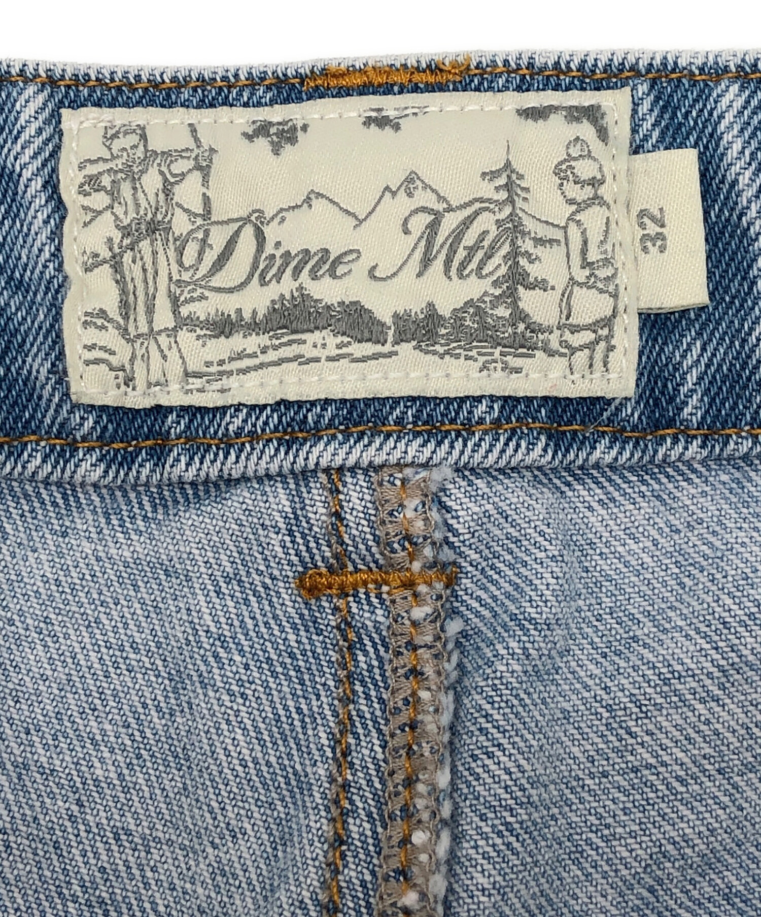 中古・古着通販】Dime (ダイム) デニムハーフパンツ Carpenter Denim